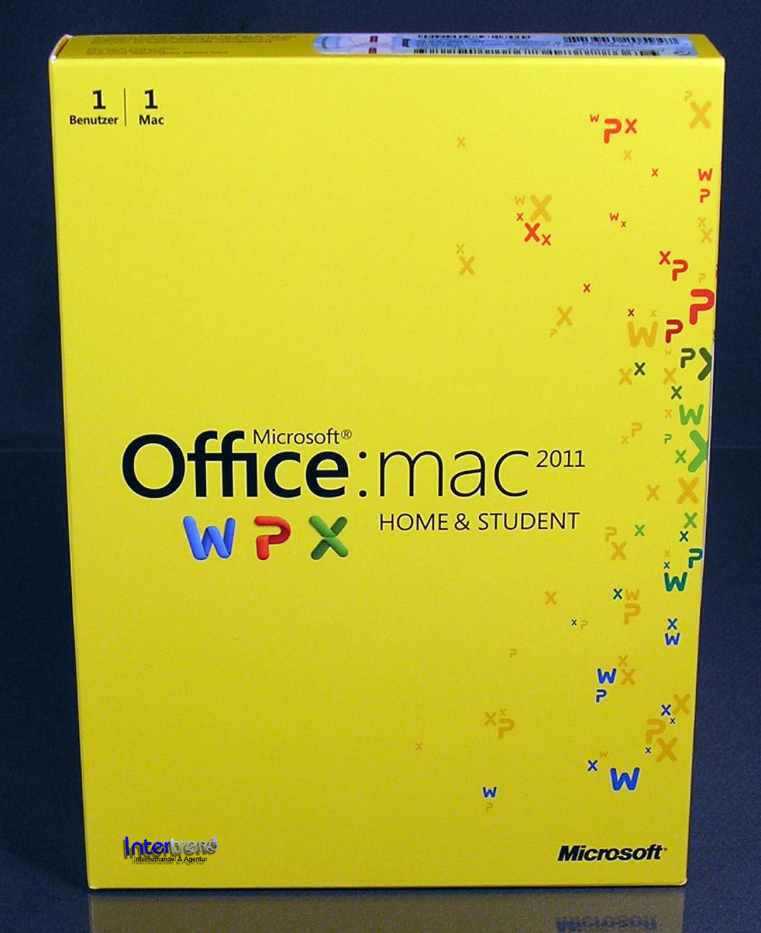 Microsoft Office Mac 2011 Home & Student 1 Mac Vollversion Box + DVD OVP