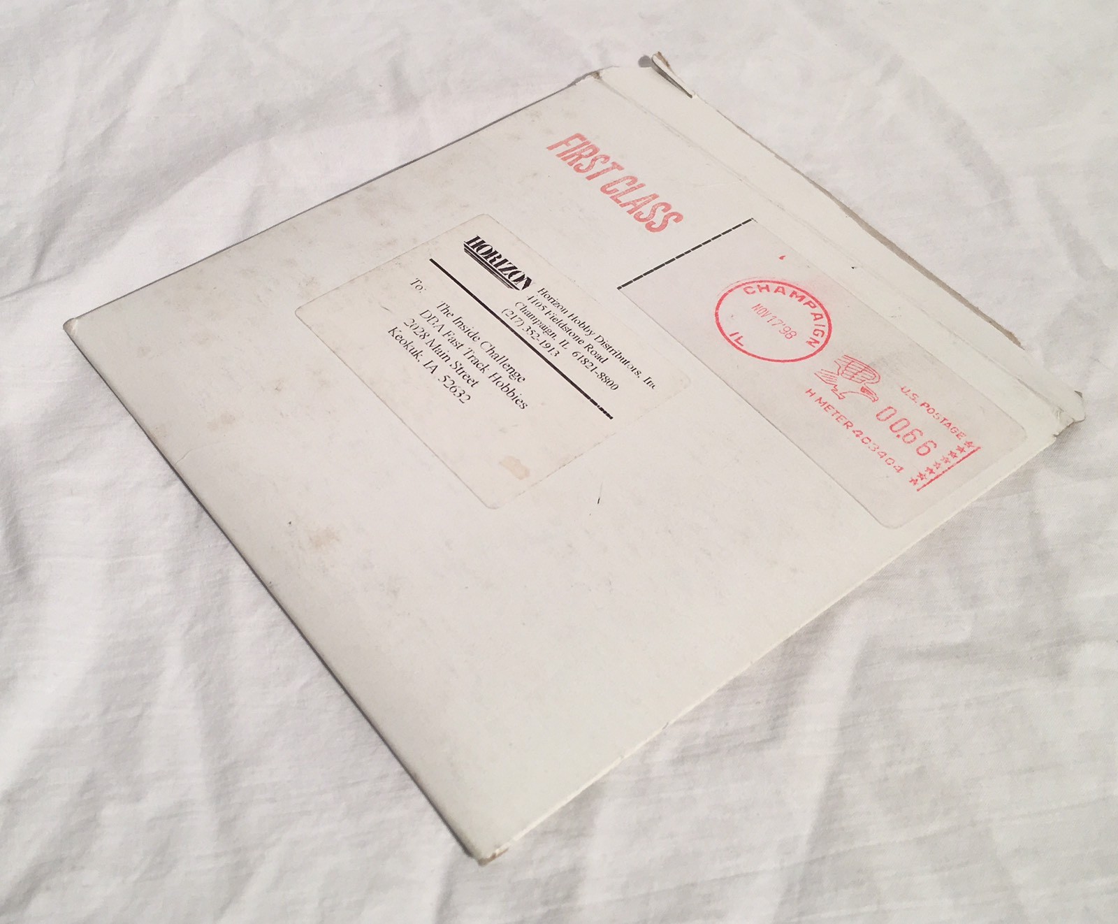 Vintage Horizon Hobby FAST SERVE 5.2 Business Software DOS 3.5″ Disk In Envelope