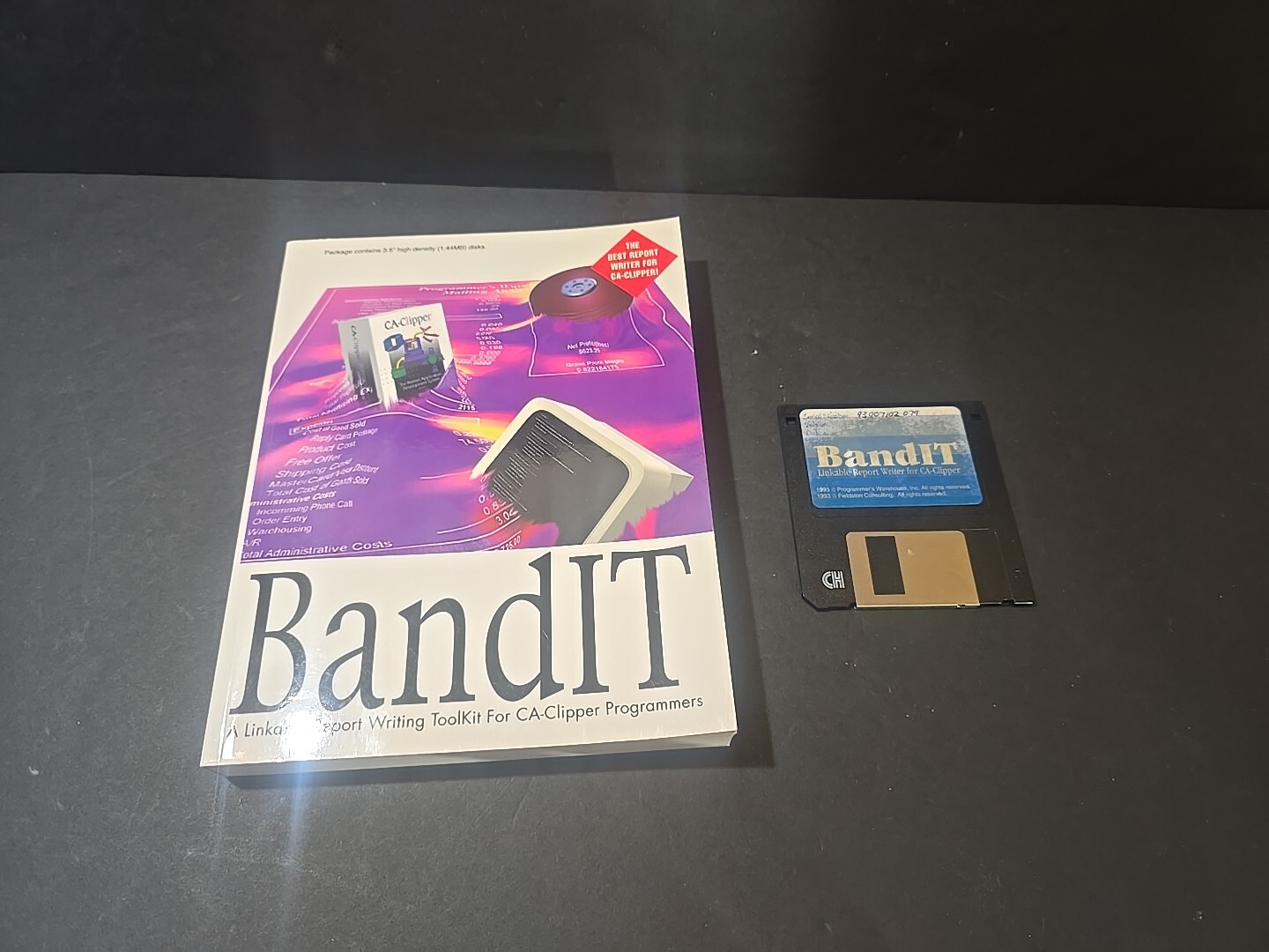 Bandit Linkable Report Writing Toolkit for CA-Clipper Programmers 1993 3.5″