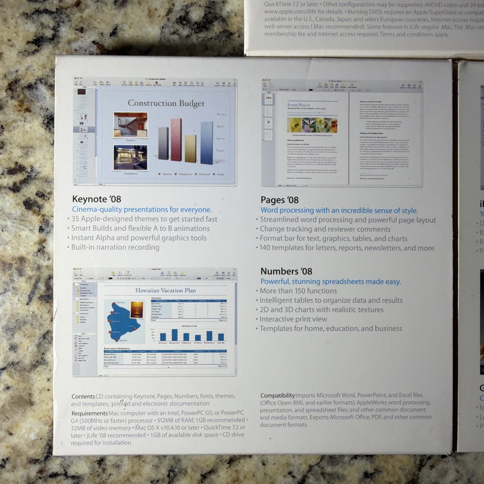 iLife 08 & 09 + iWork 08
