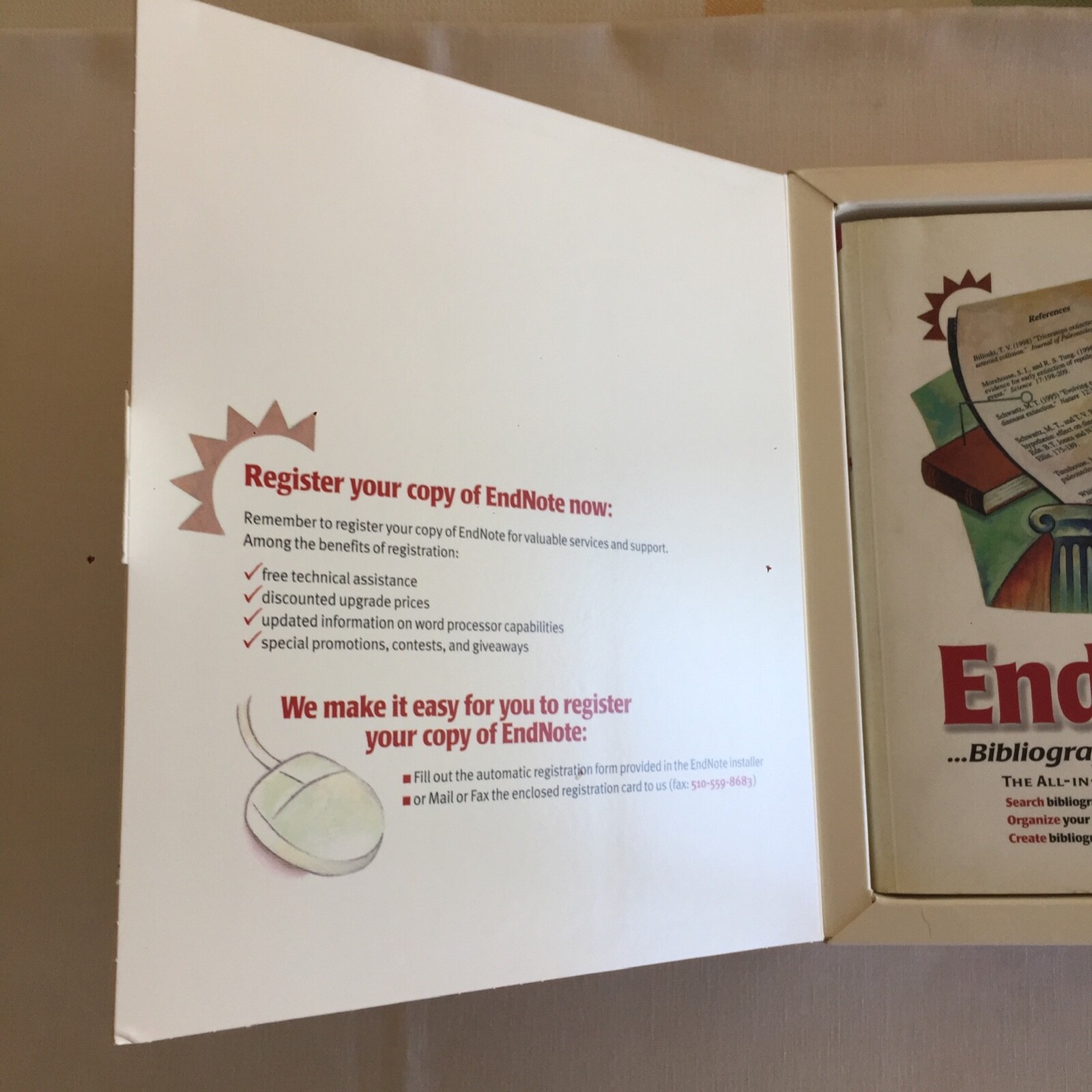 EndNote Student Special MacIntosh 3.1.2 3rd Ed. 1999 ISI ResearchSoft Complete