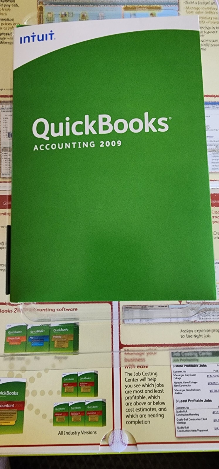 Intuit Quickbooks Premier Industry Specific 2009