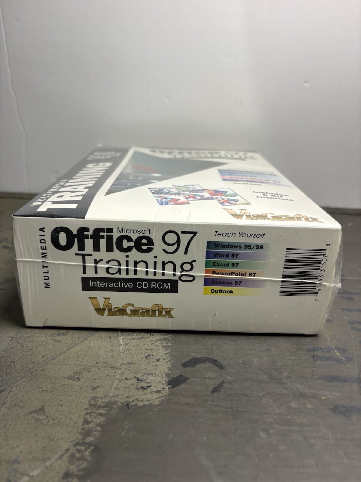 Microsoft Office 97 Training 6-Pack CD-ROM Sealed Windows 95 98 Word Excel Retro