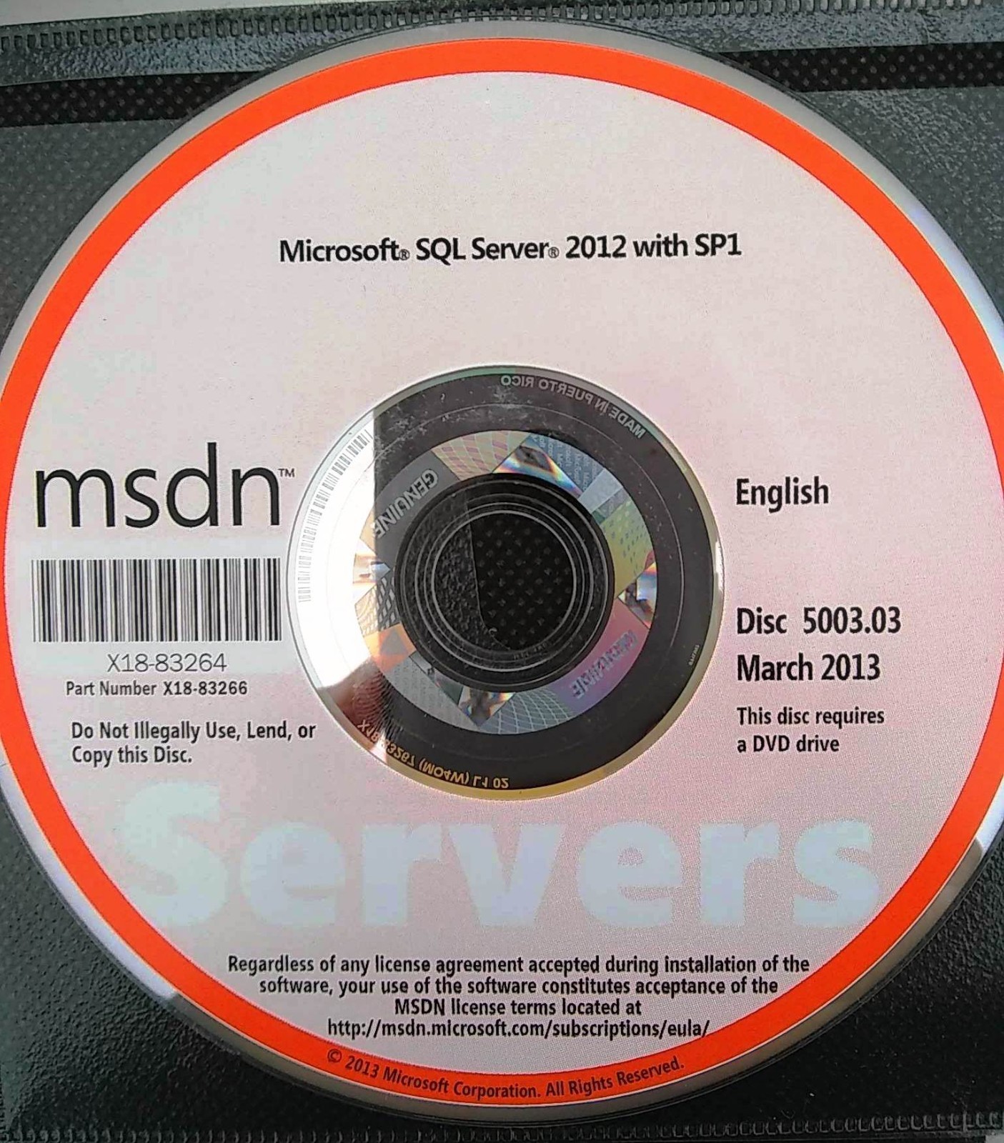 Microsoft SQL Server 2012 Business Intelligence / Enterprise 32 & 64 bit 4 Keys