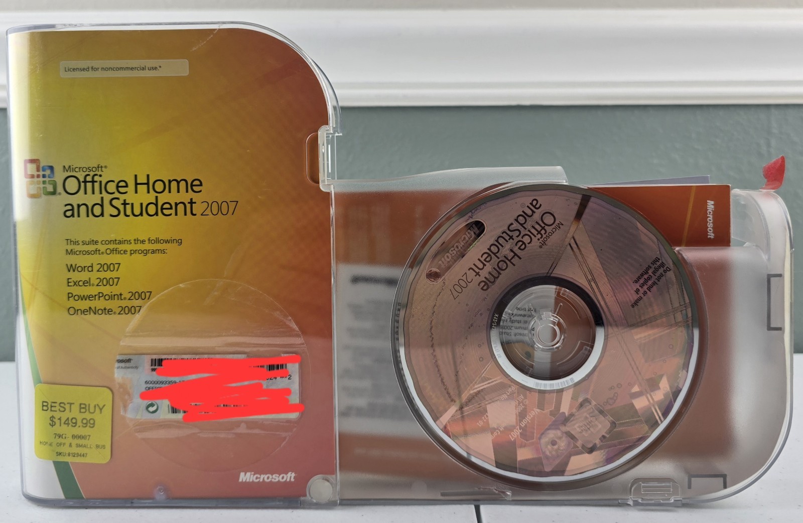 Microsoft MS Office 2007 Home and Student Licensed