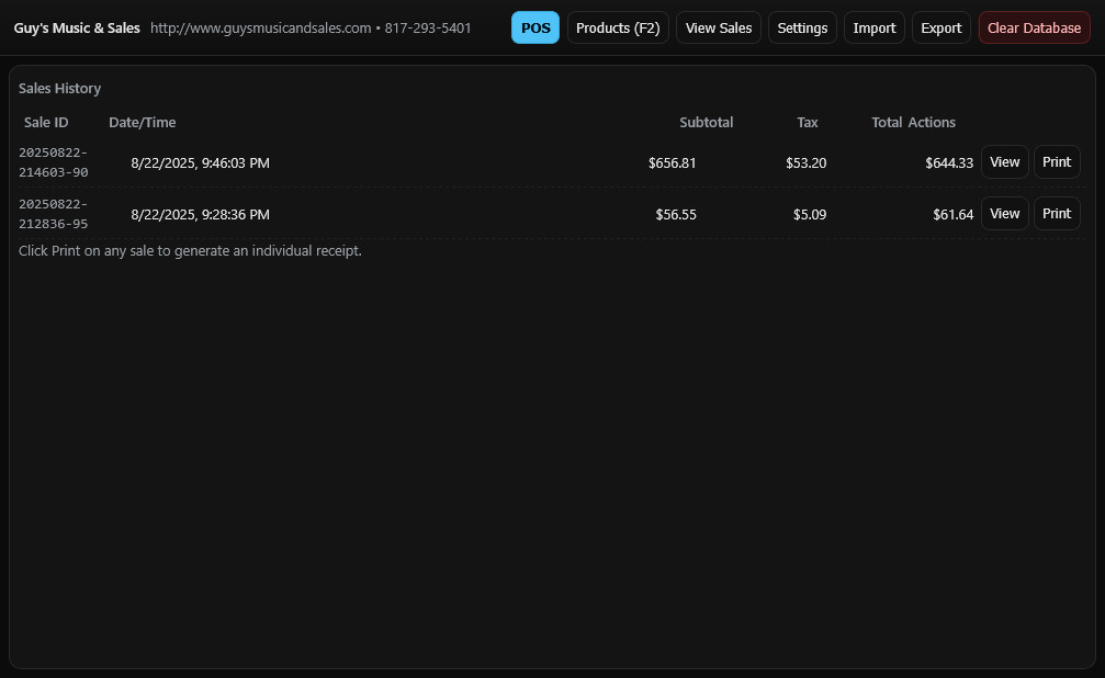 Universal POS Software System Runs on Any Operating System Inventory Management