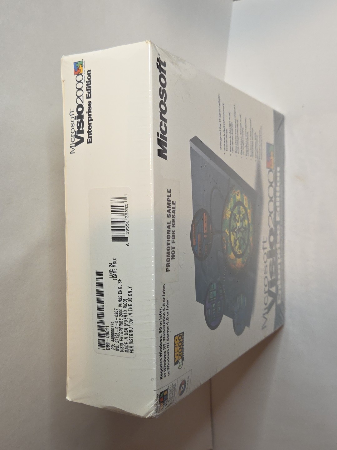 Microsoft Visio 2000 Technical Edition For Windows Factory Sealed (RARE PROMO)