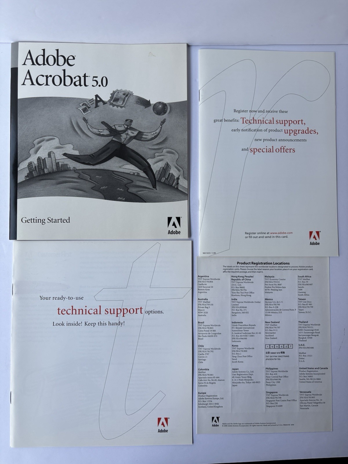 Adobe Acrobat 5.0 Full Retail Version CD w/ Product Key Windows Mac Big Box