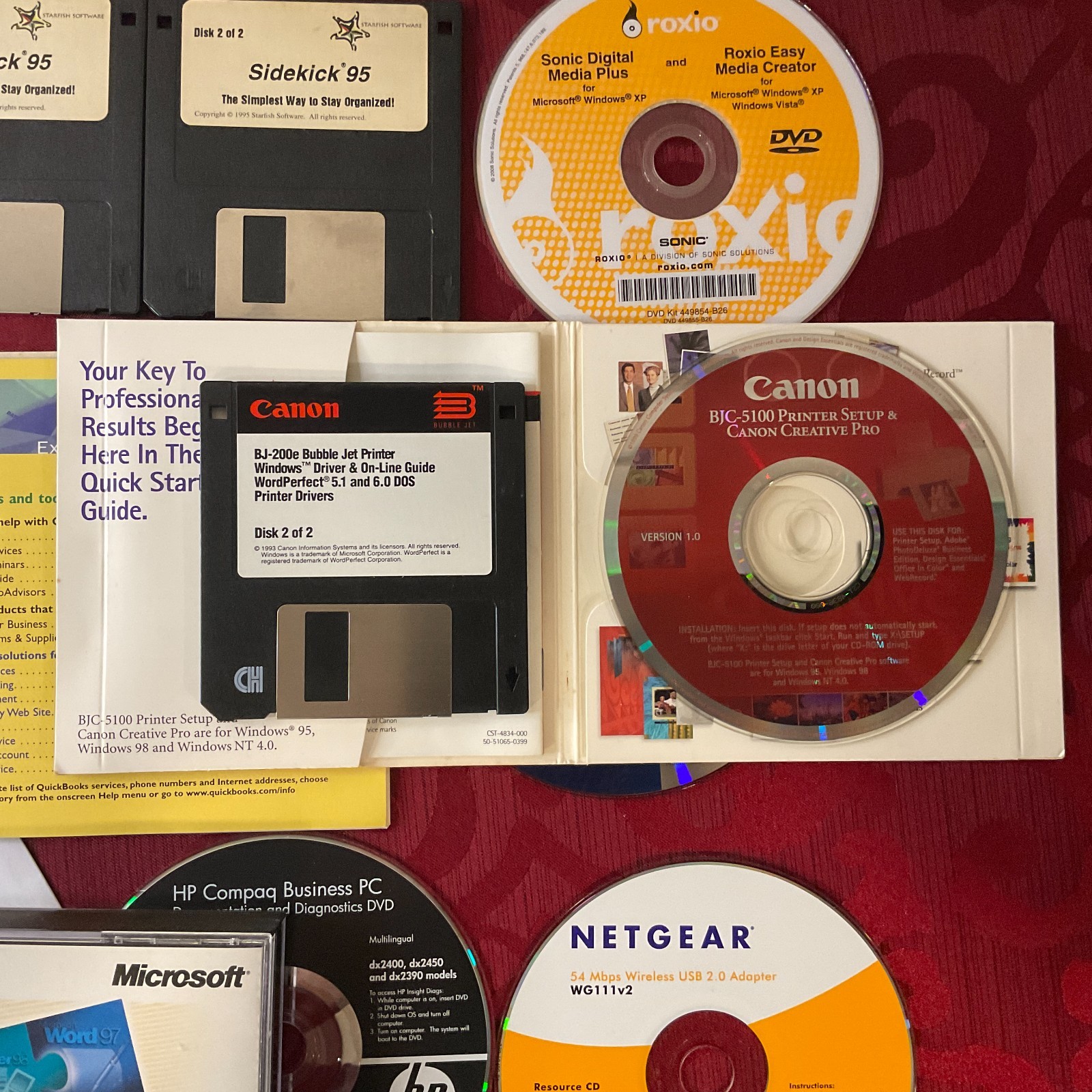 CLASSIC SOFTWARE MISC TITLES*WINDOWS*CD+DVD ROM+FLOPPY DISKS*CREATIVE*OFFICE*OOP