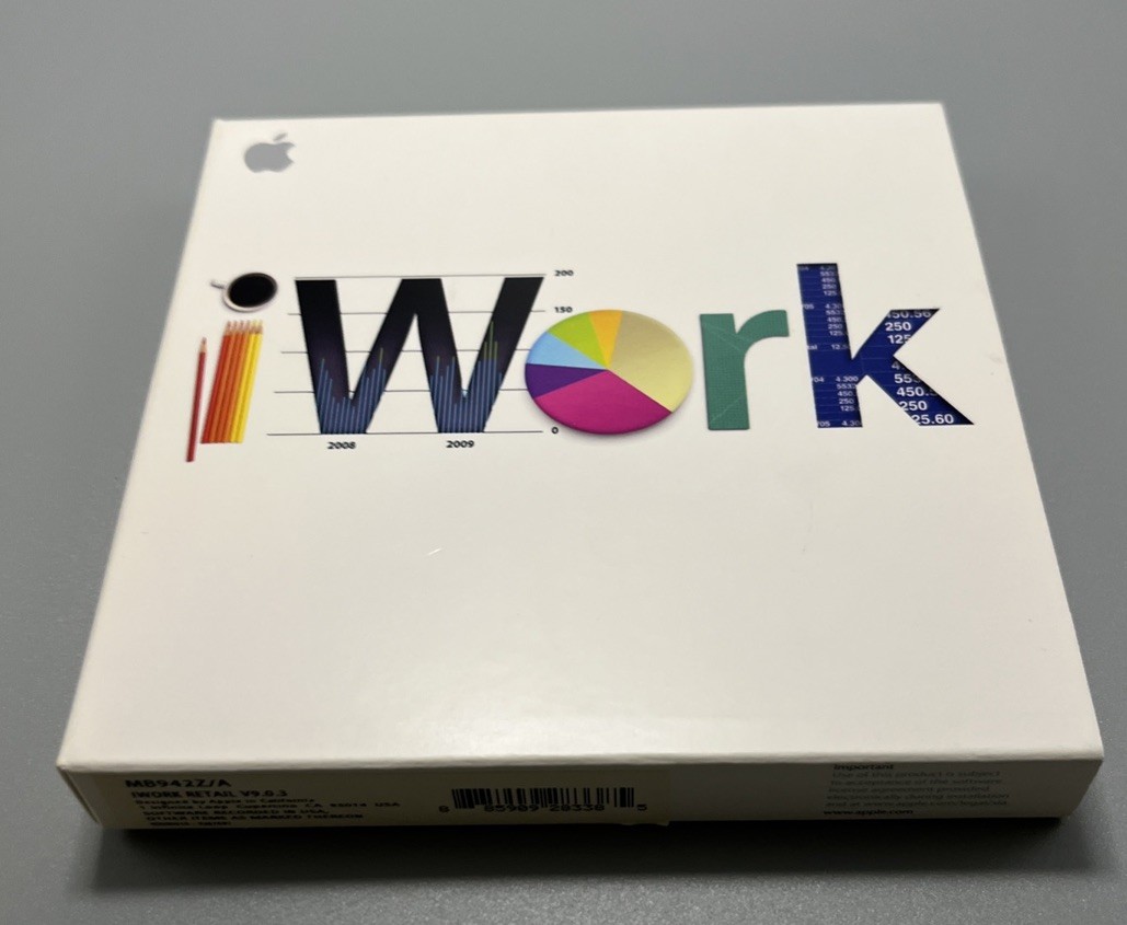 Apple iWork ’09 Retail V9.0.3 MB942Z/A Full Retail Version for Mac