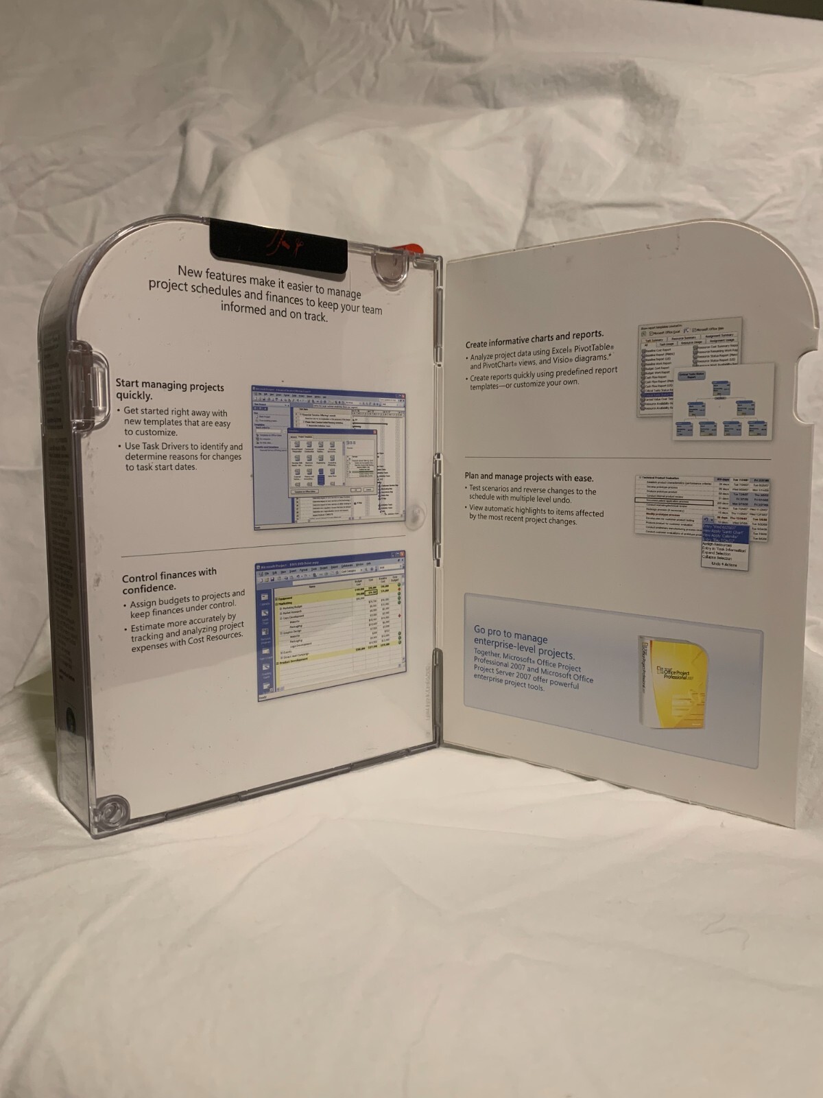 FACTORY SEALED NEW Microsoft Office Project Standard 2007, SKU 076-03745, Full