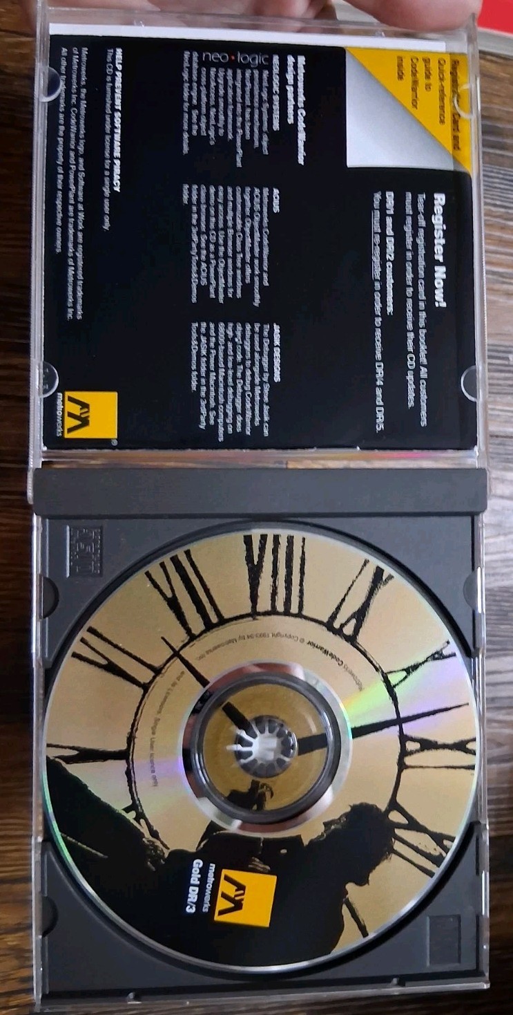 MetroWerks CodeWarrior Gold DR 3 CD for Power Macintosh