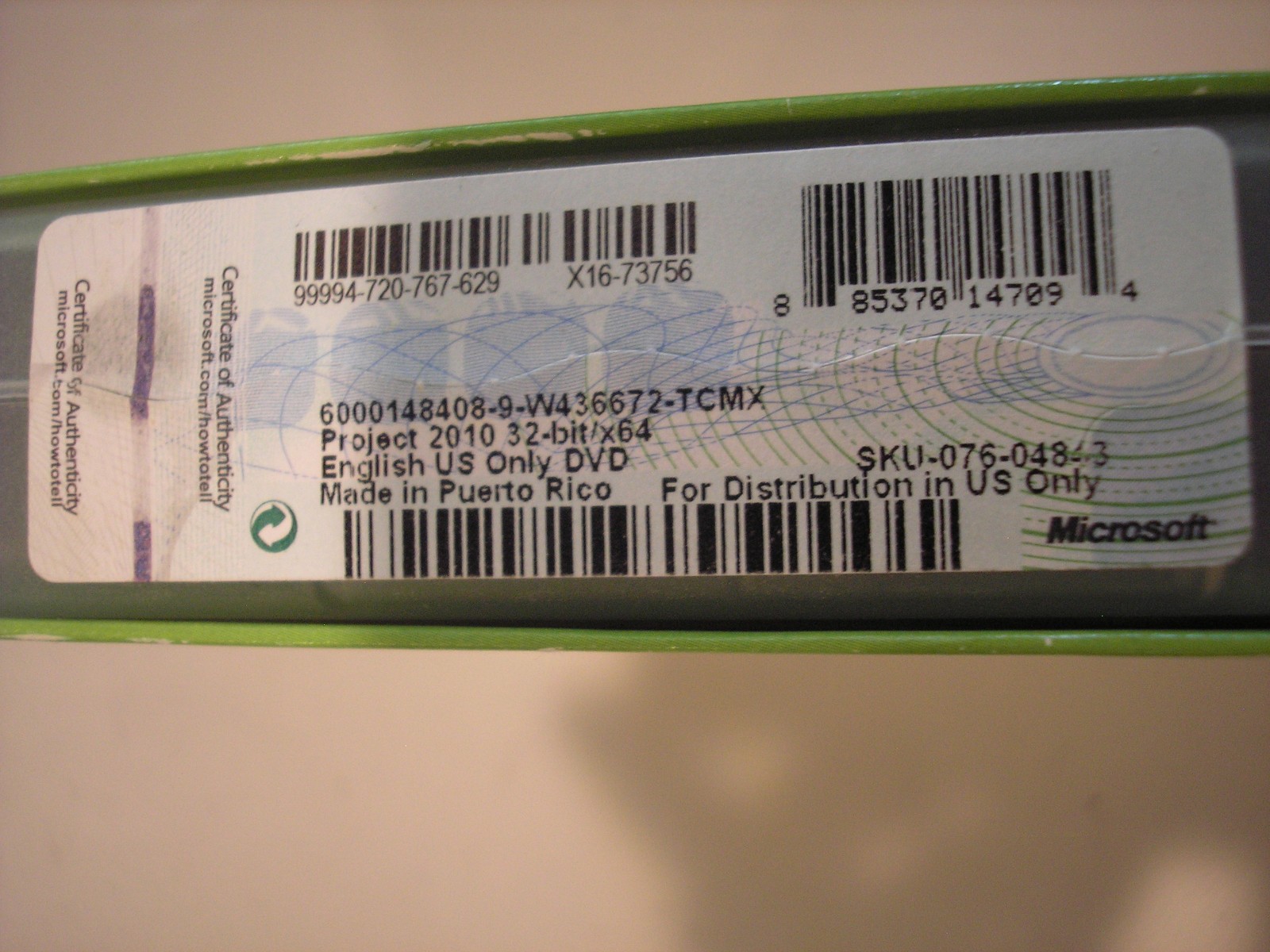 Microsoft Project 2010 Standard For 2 PCs Full Retail Version =SEALED BOX=
