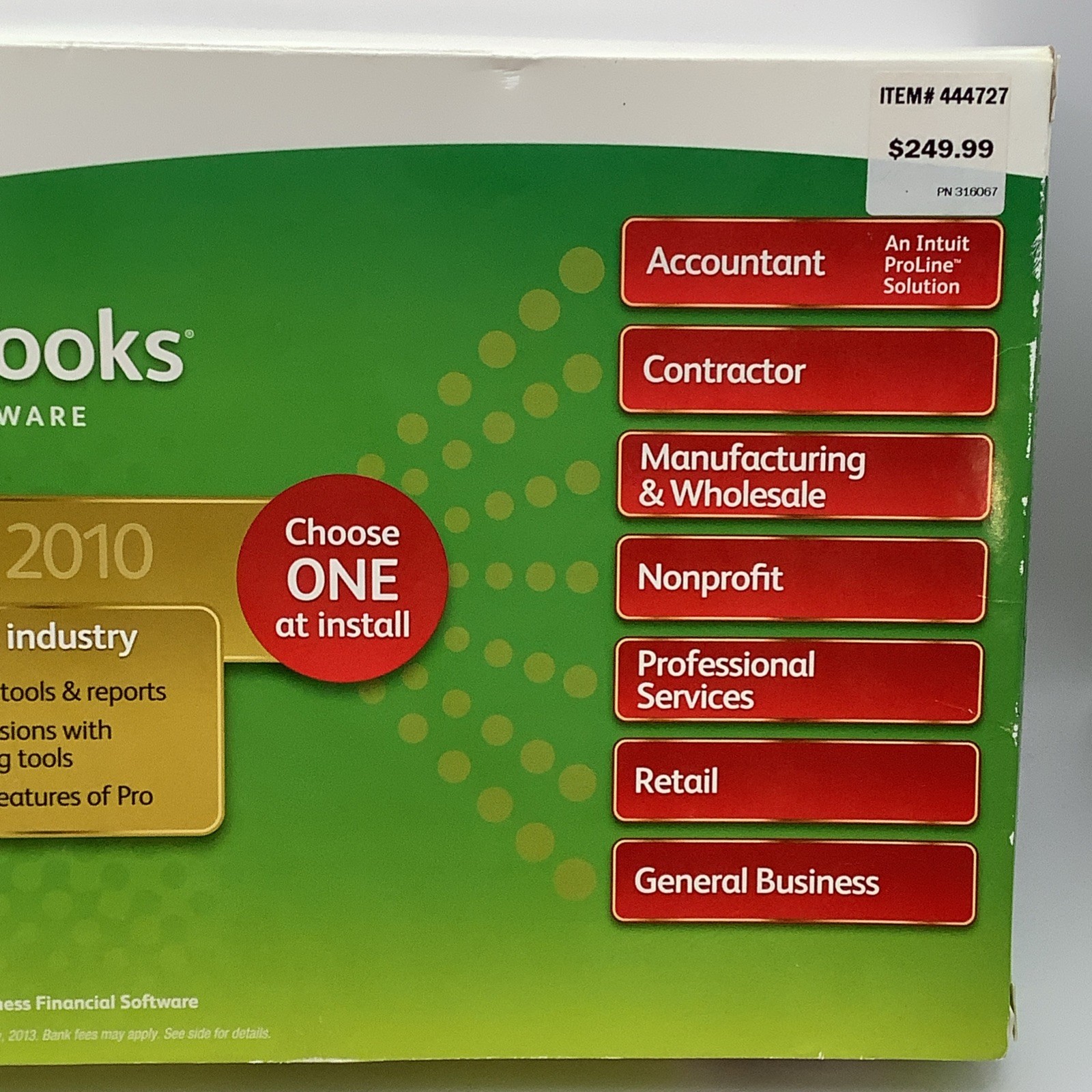 NEW Quickbooks Financial Software Premier 2010 Windows Retail SEALED
