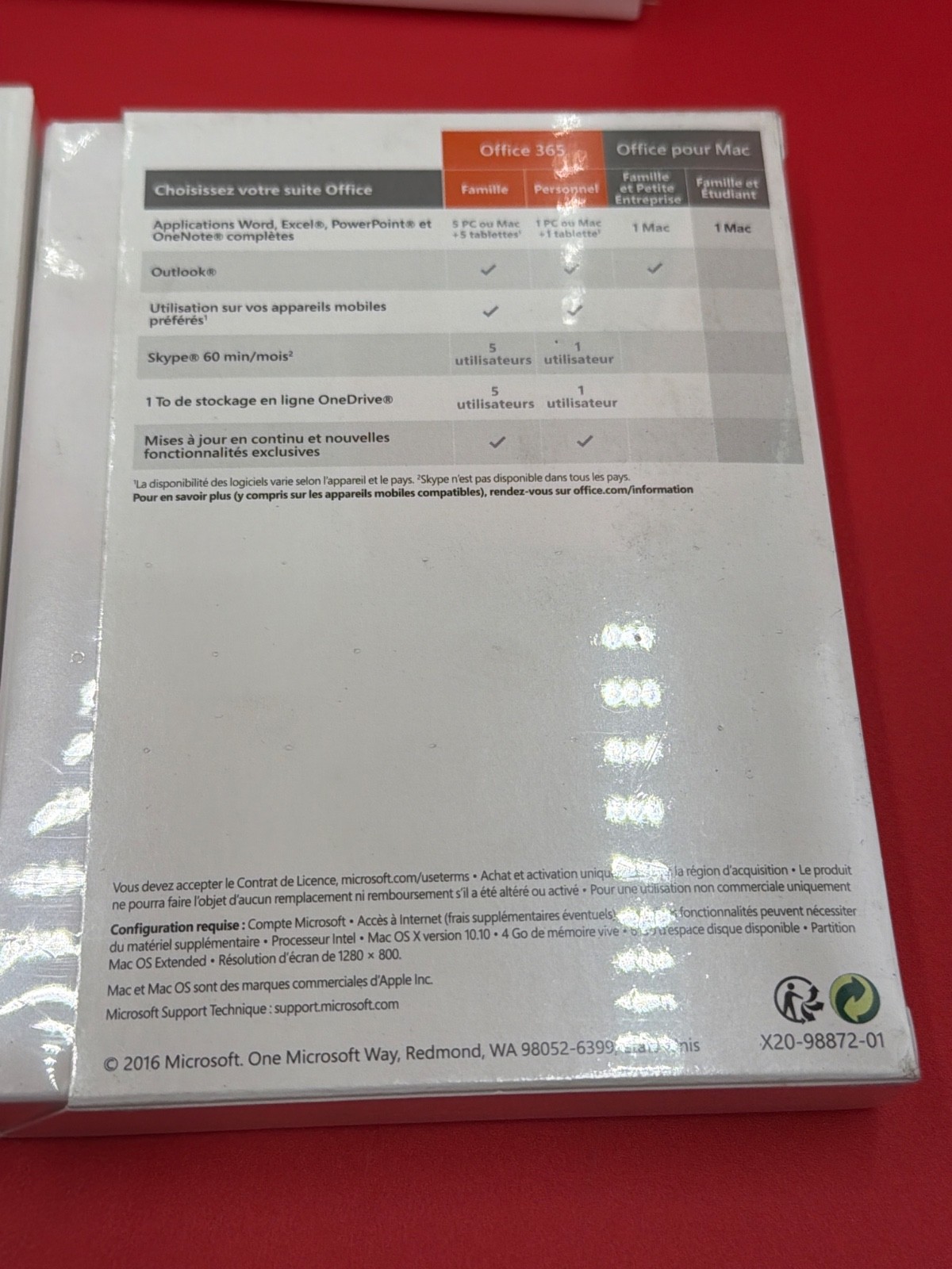 Microsoft Office 2016 Home and Student Edition Mac GZA-01096 SEALED NEW