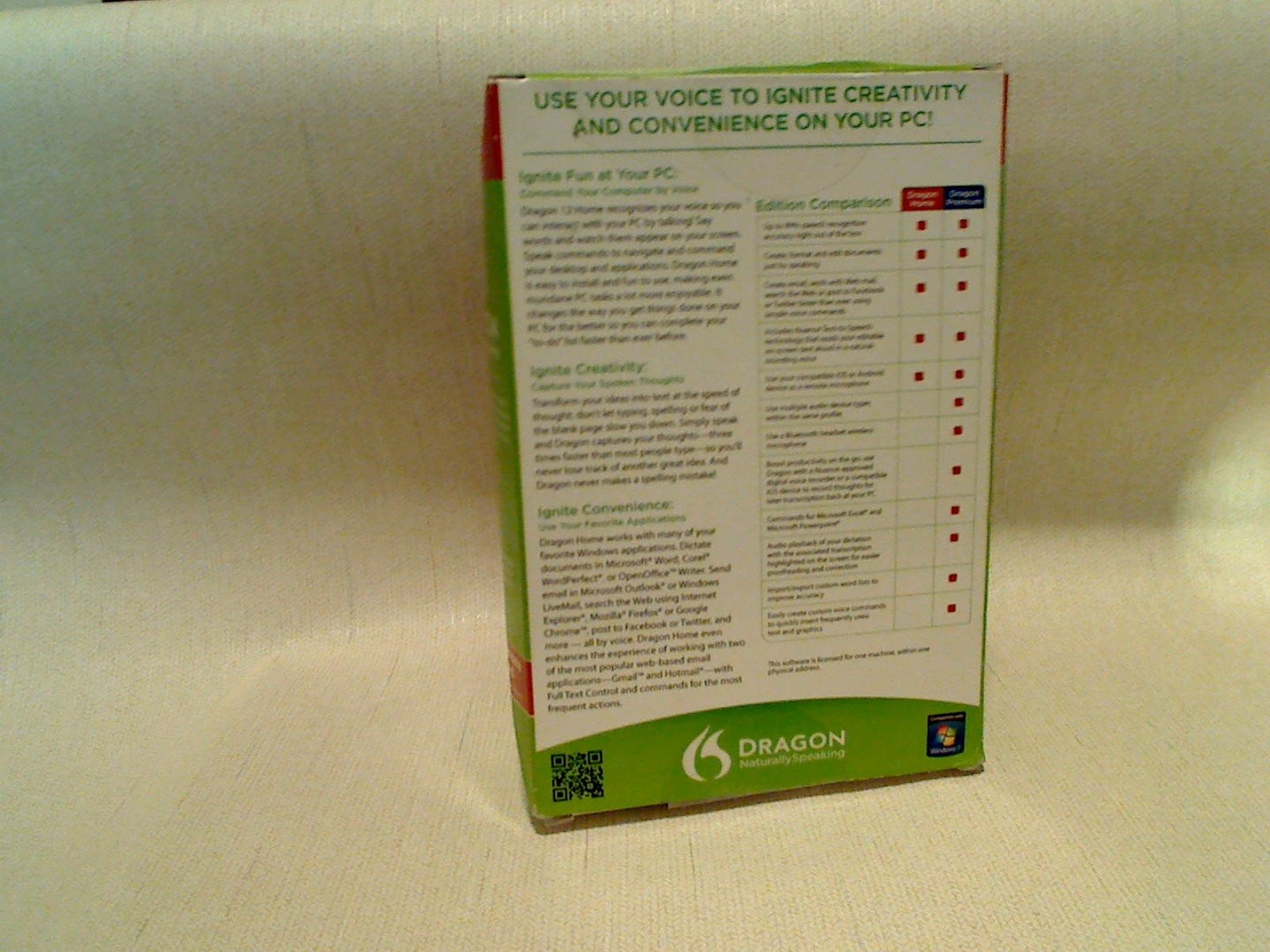Dragon NaturallySpeaking Home 12.0, English (Old Version)