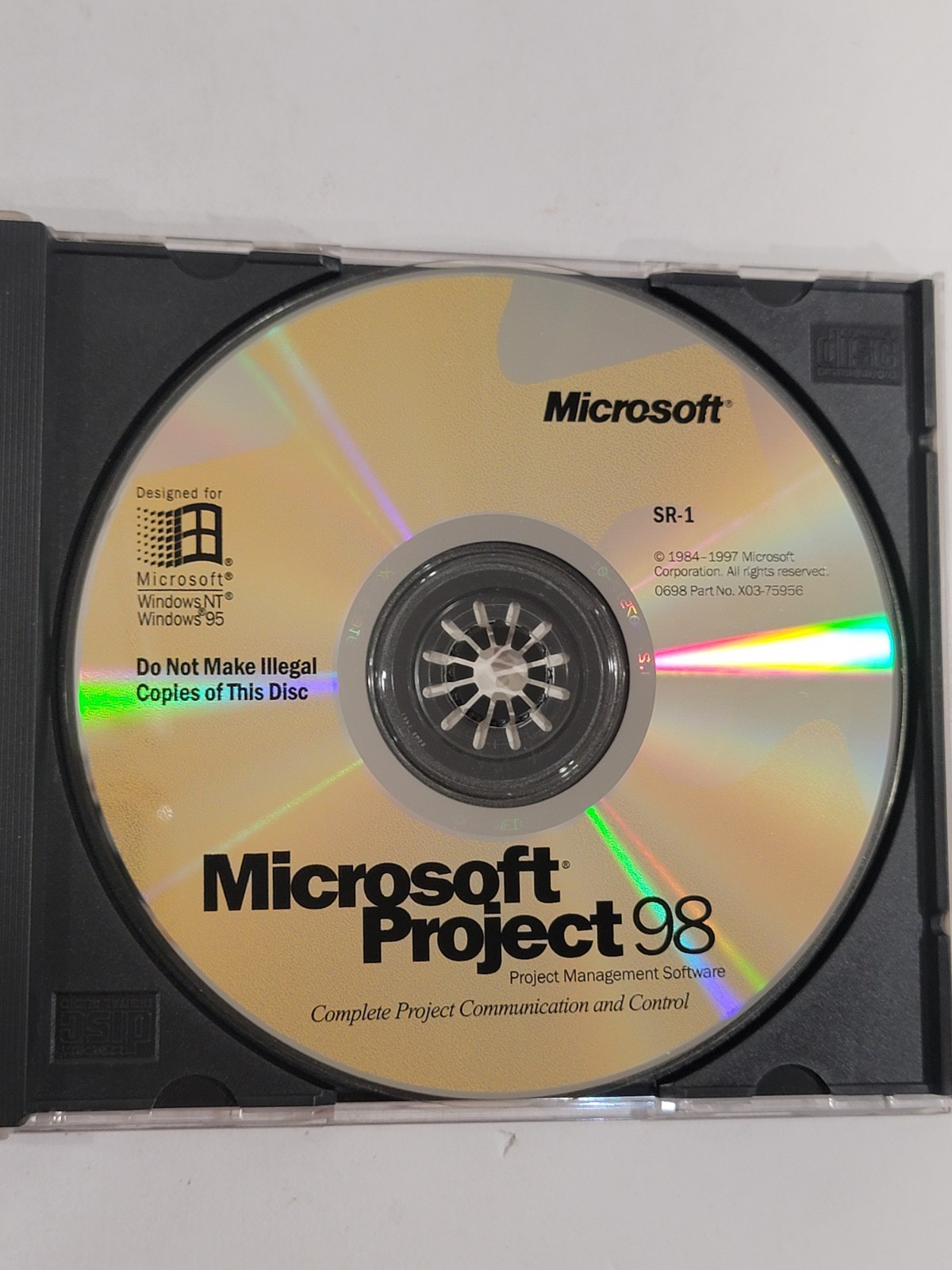 Genuine Microsoft Project 98 with Product Key