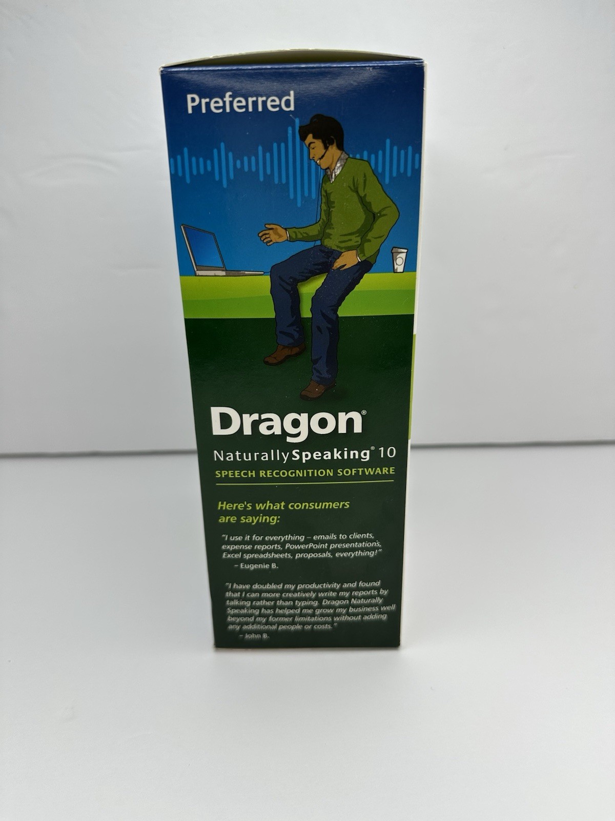 NUANCE DRAGON NATURALLY SPEAKING 10 SPEECH RECOGNITION SOFTWARE DVDROM BRAND NEW