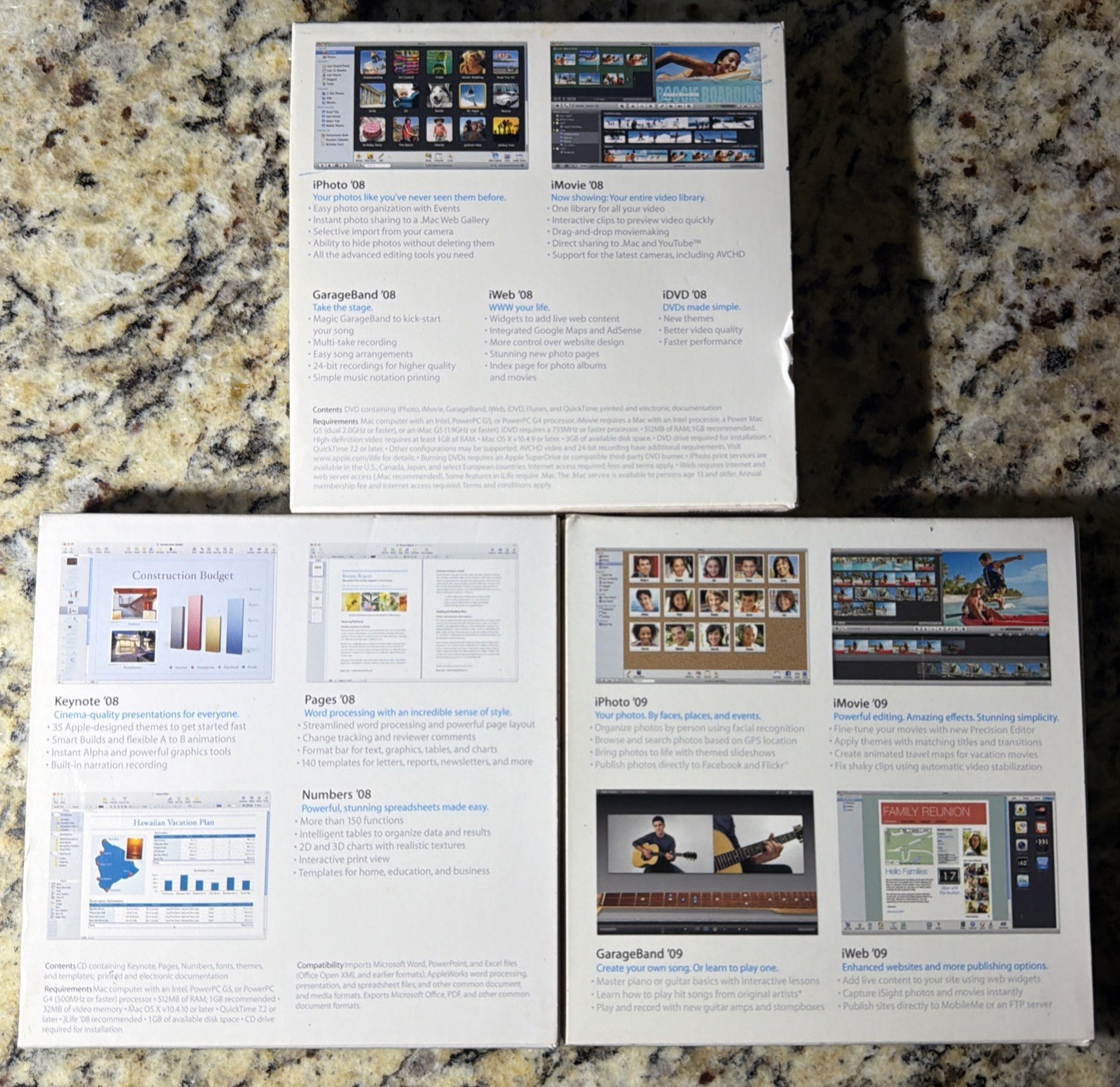iLife 08 & 09 + iWork 08
