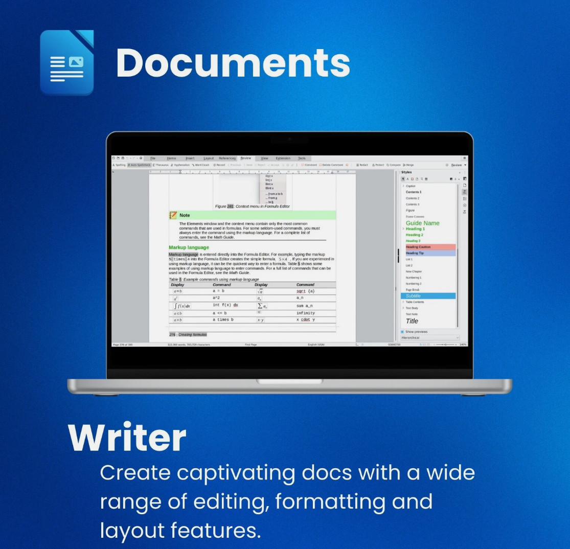 LibreOffice Software Suite for Windows, Word Processor, MS Office Replacement