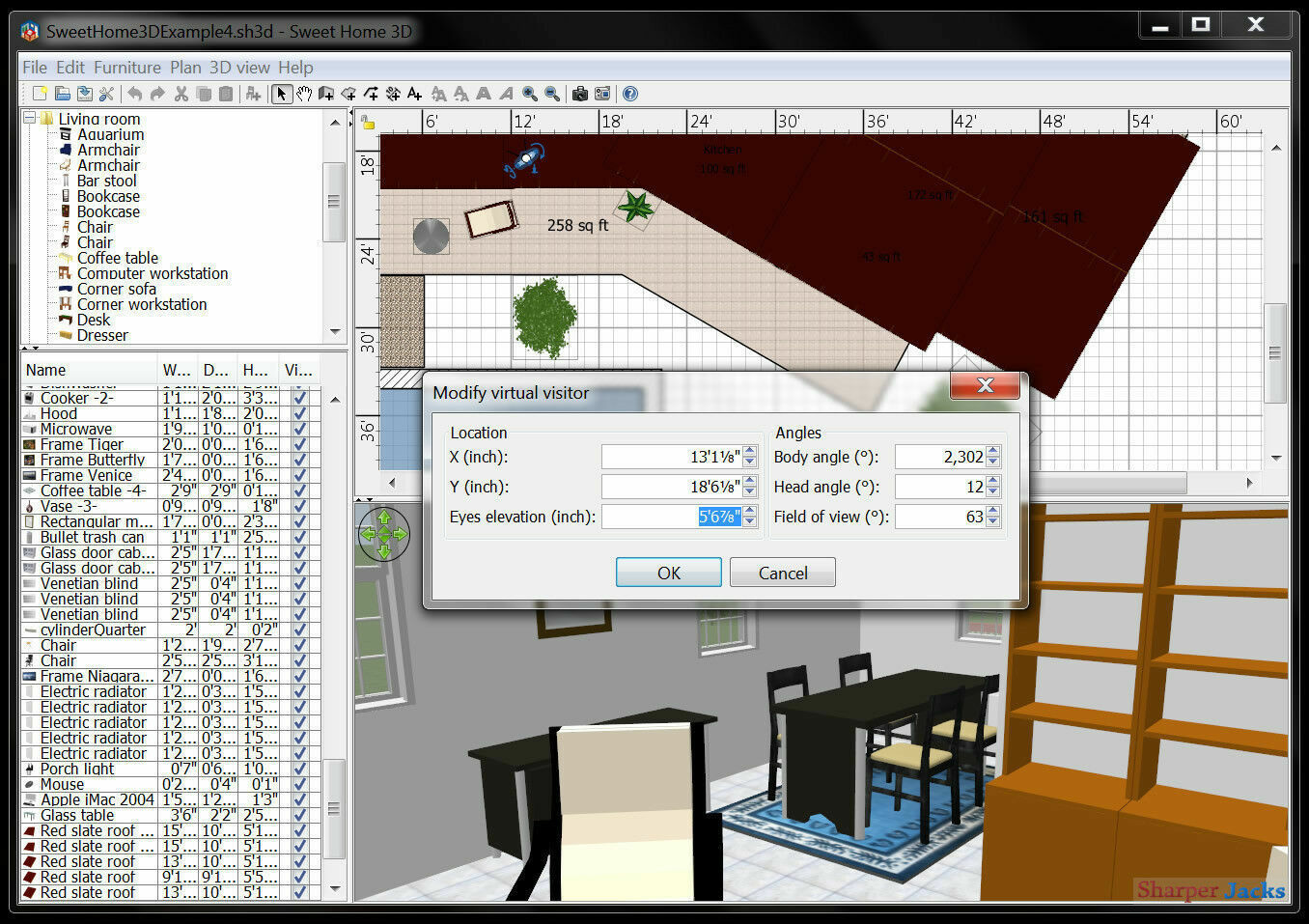 NEW & Fast Ship! Sweet Home 3D Interior Design Decorator Modeling – Linux