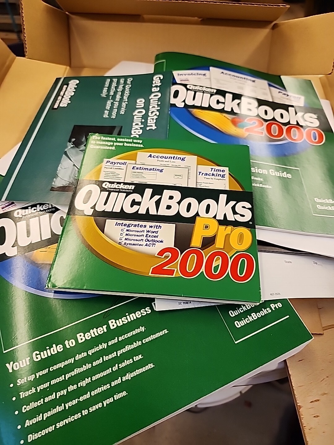 Quick books Pro 2000 Quicken