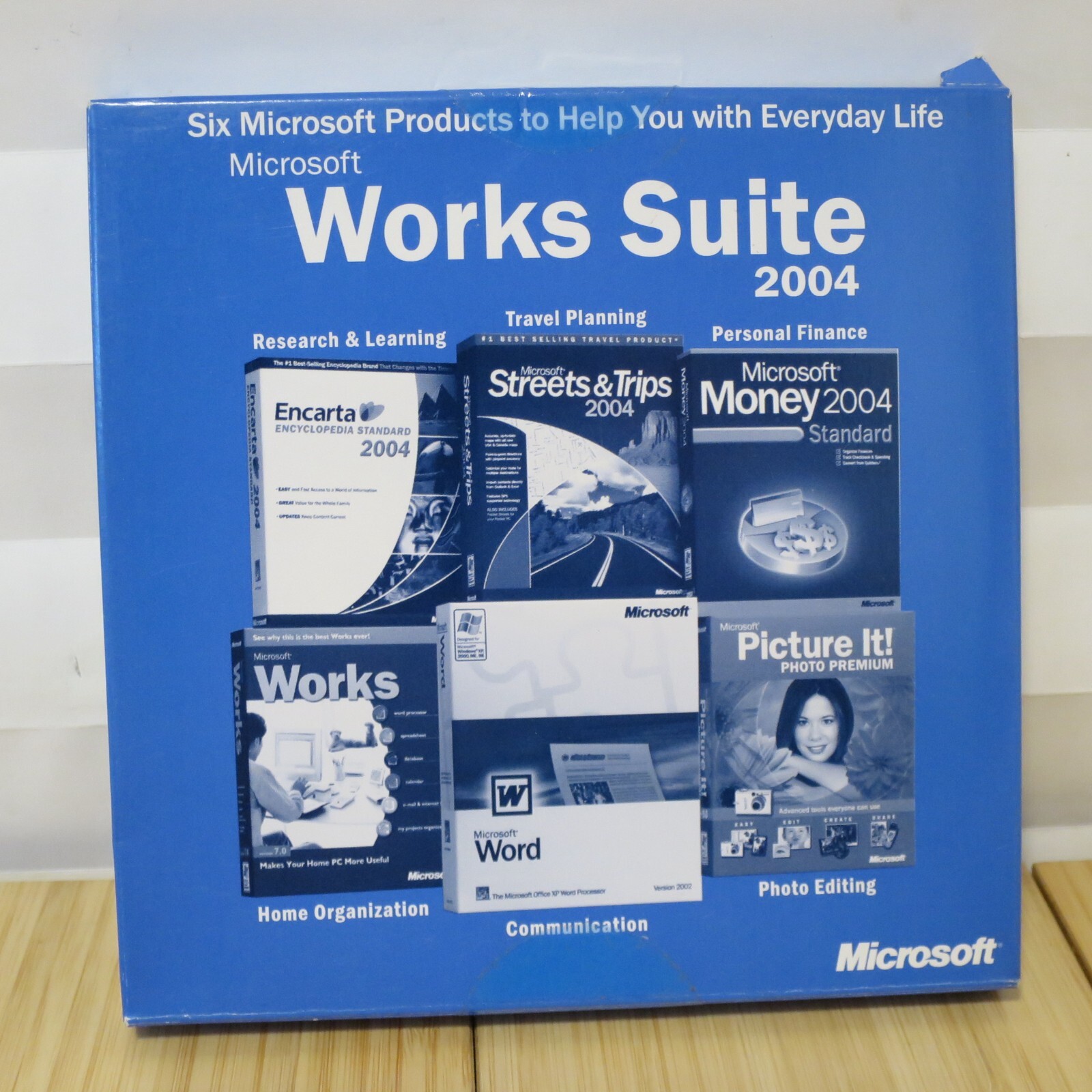 Microsoft Works Suite 2004 Software Disc NEW Factory Sealed C76