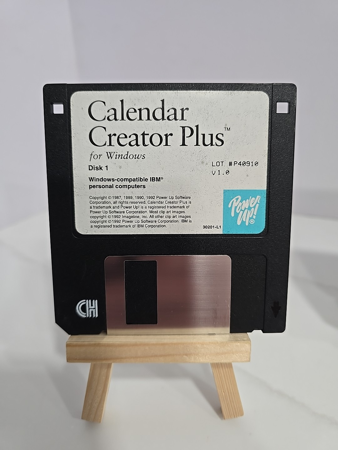 Calendar Creator Plus V 1.0 for Windows 3.5″ Disks 1 – 4 Microsoft 1992 Power Up