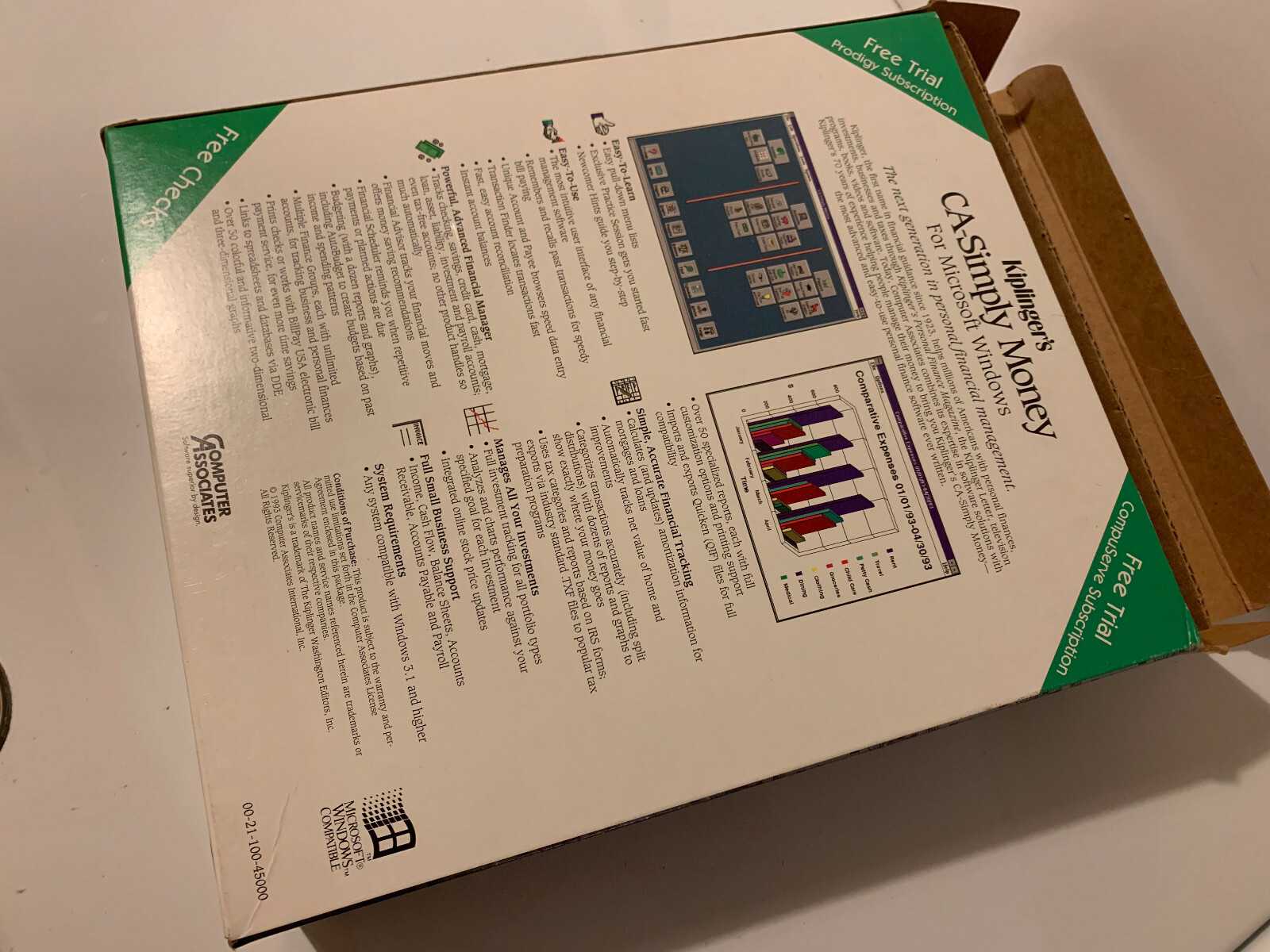 CA SIMPLY MONEY KIPLINGER’S V1.0 3.5″ DISKETTE VERY COLLECTIBLE 10-21-100-30100