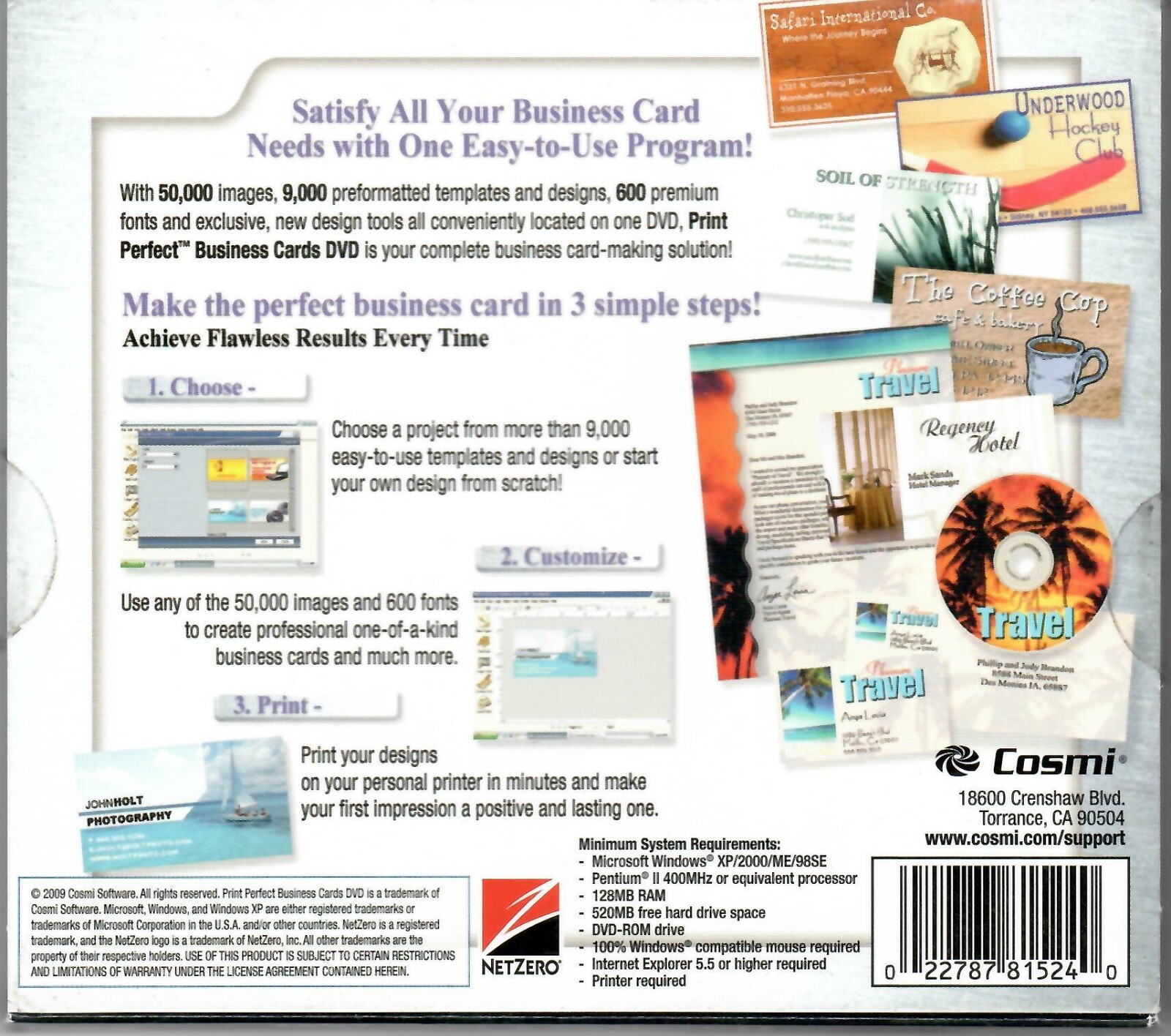 Cosmi Print Perfect Business Cards