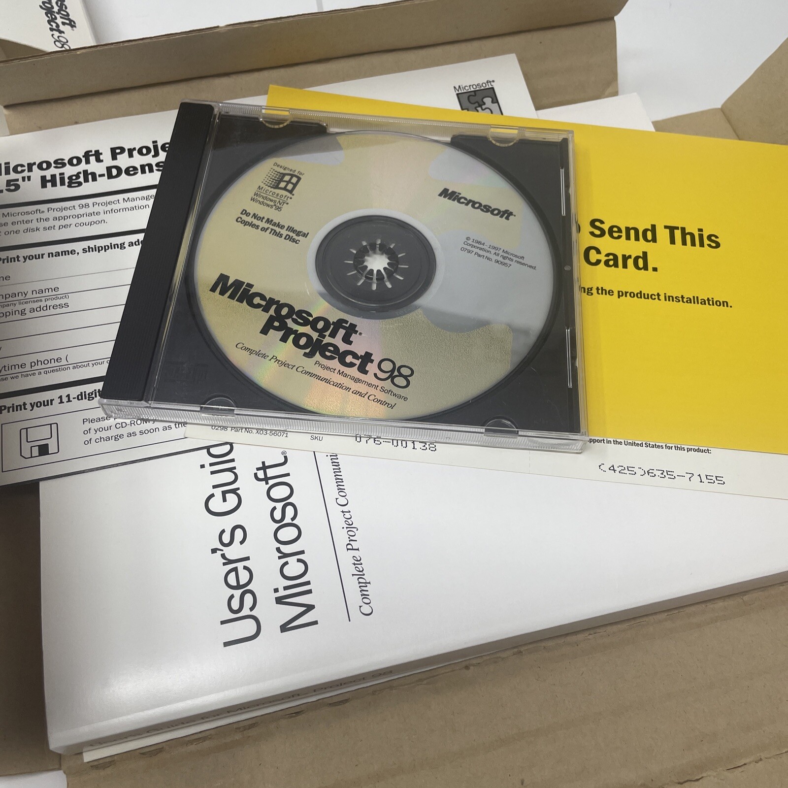 Microsoft Project 98 Full Version For PC With Product Key