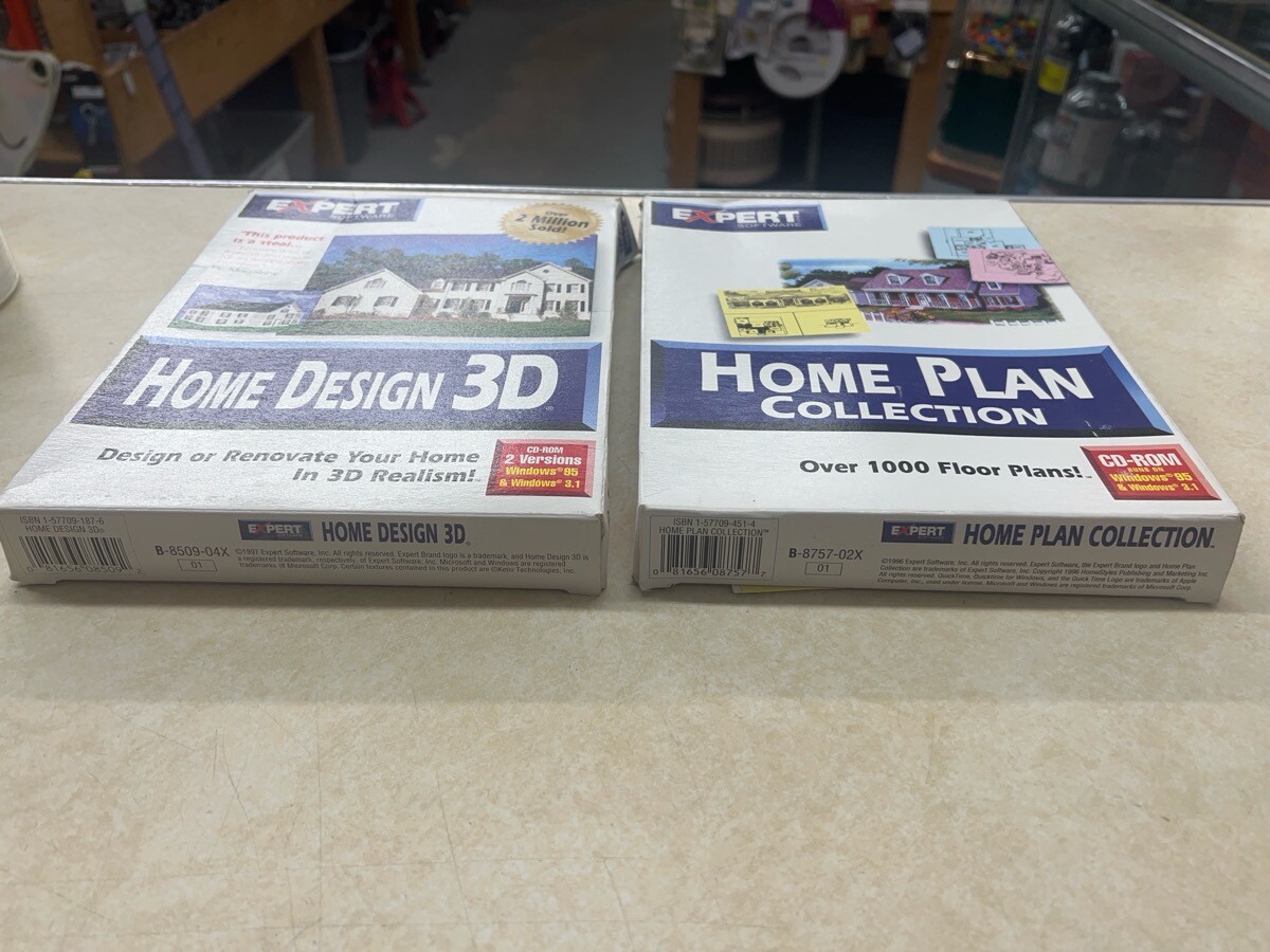 EXPERT SOFTWARE HOME PLAN COLLECTION & HOME DESIGN 3D (WBP008865)