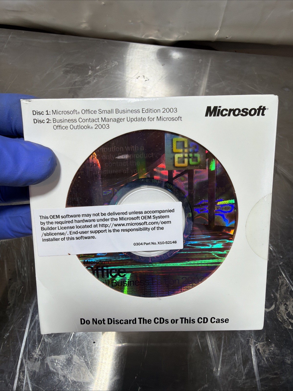 Microsoft Office 2003 Small Business Edition w/ Key + Business Contact Manager