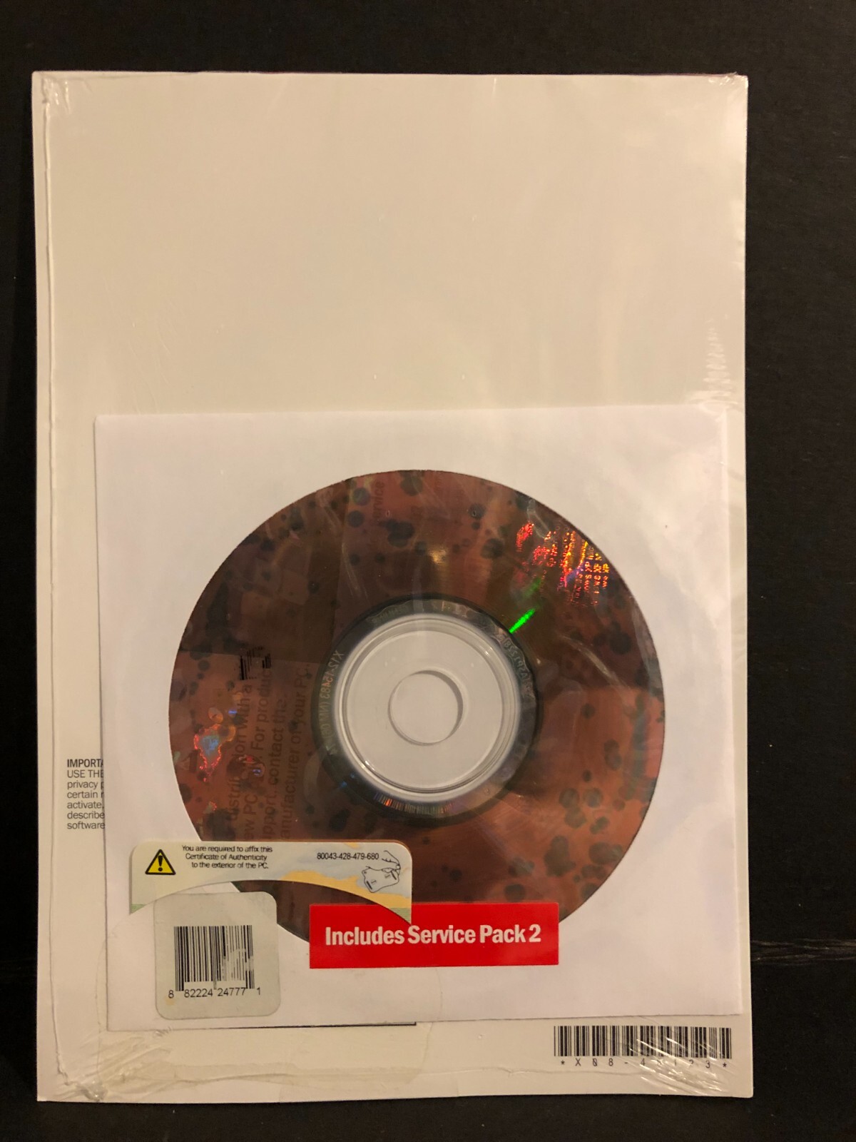 Vintage Microsoft Windows XP Home Edition 2002 – Includes Service Pack 2