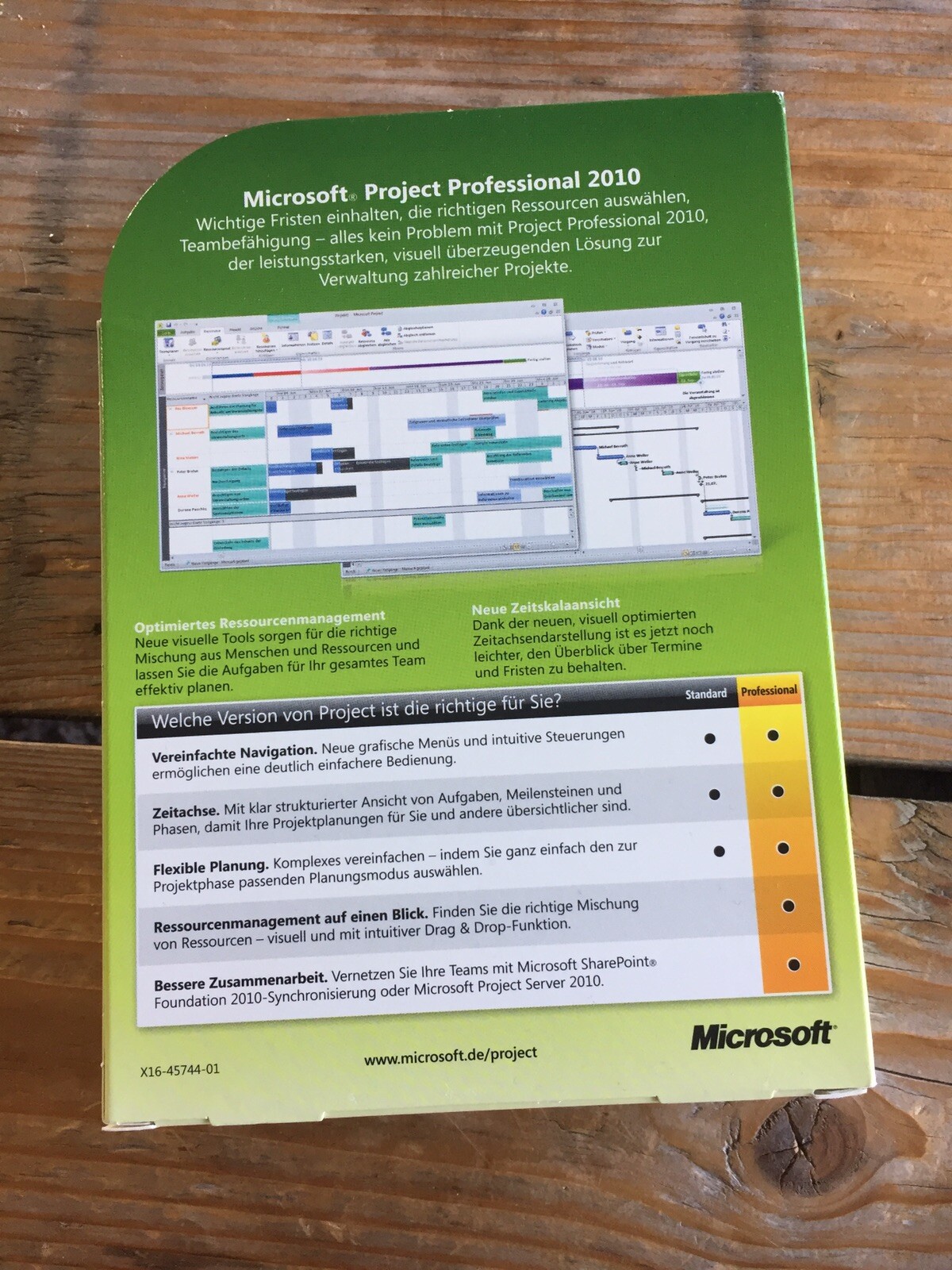 MS Project Professional 2010, Deutsch, Retail Vollversion mit MwSt-Rechnung
