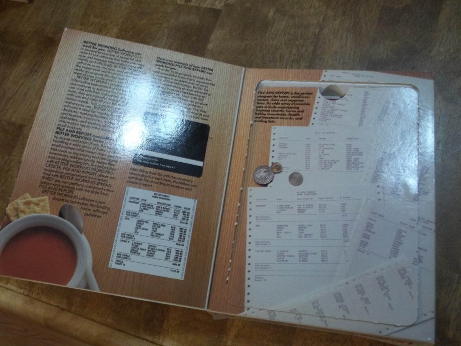 Commodore 64/128 – Better Working File &Report Spinnaker * VTG 1986