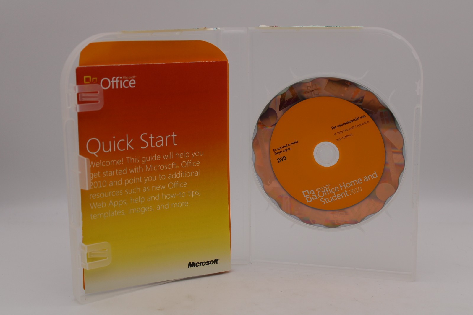 Microsoft Office Home & Student 2010 – Windows DVD Product Key (No Slip Cover)