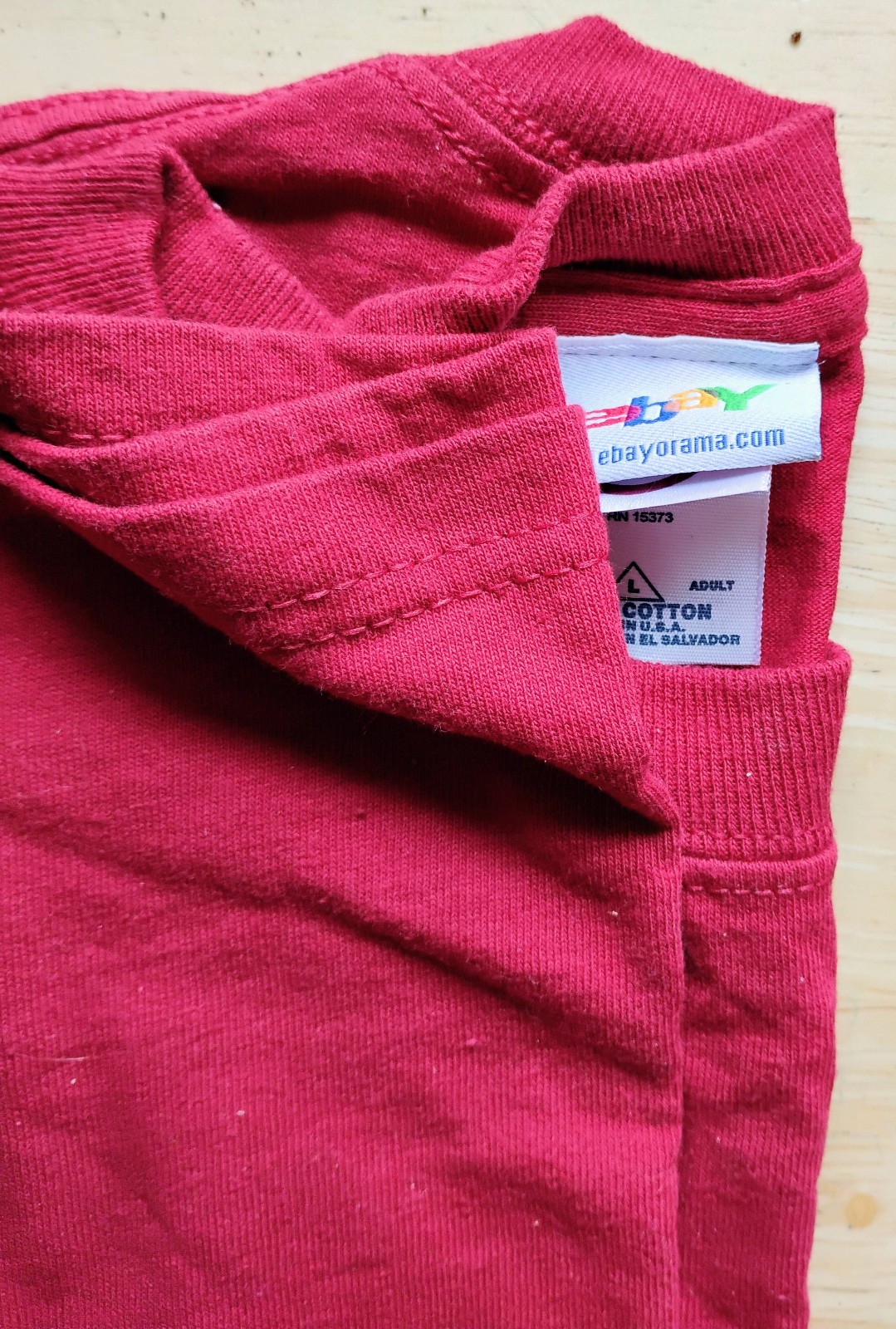 eBay T-shirt large and extra large
