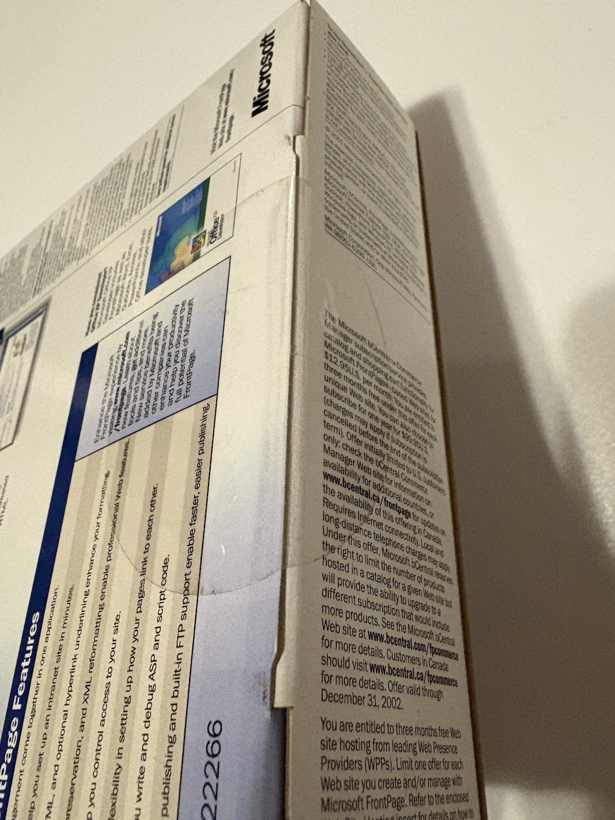 Microsoft FrontPage Version 2002, Windows 98