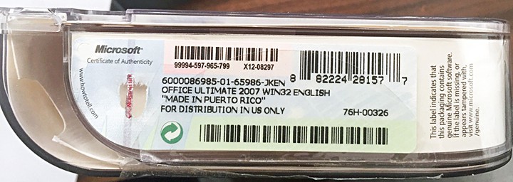 Microsoft Office Ultimate English Retail Version UPGRADE – Excellent
