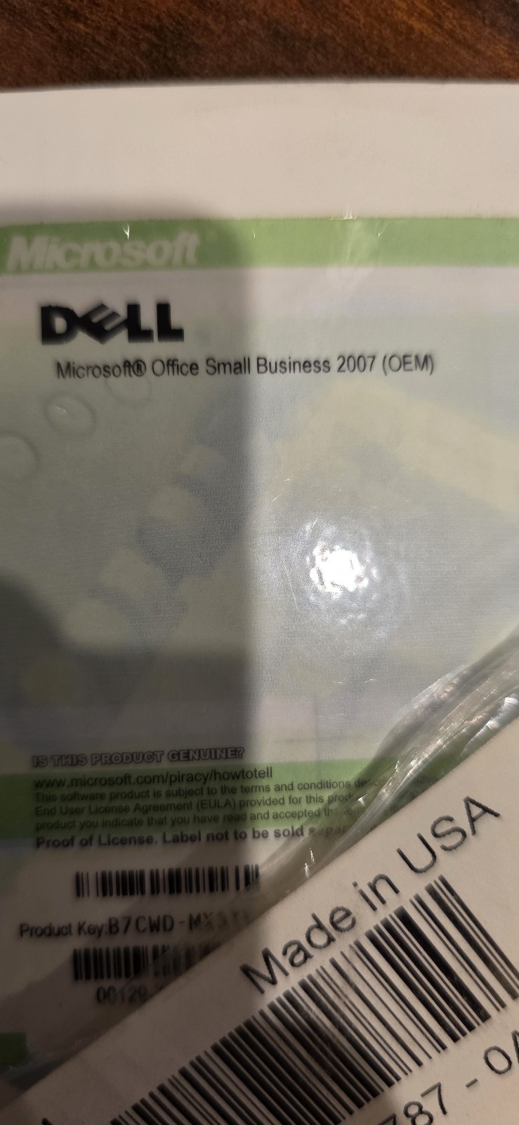 MS Microsoft Office 2007 Small Business Edition SBE Full English Version