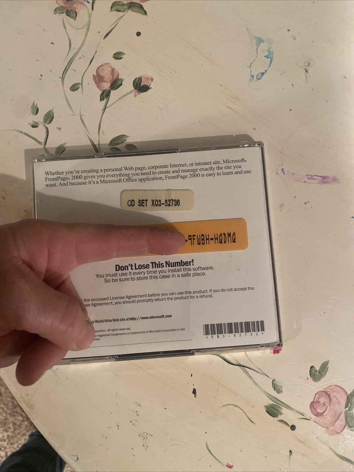 Microsoft FrontPage 2000 PC CDROM Windows 98