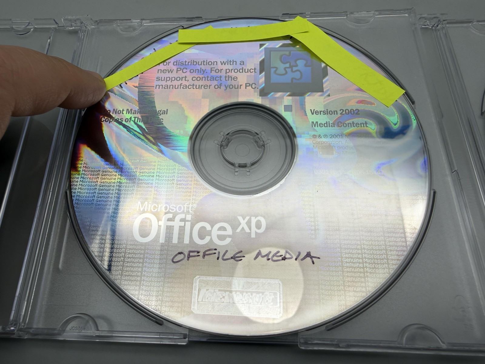 Vintage Microsoft Office XP Standard Version 2002 Discs Lot of 5 OEM Set READ