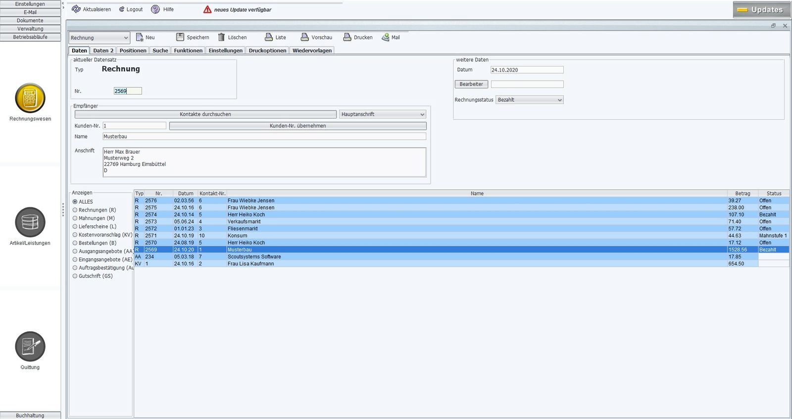 Administrative Scout Business Invoice Program & Accounting 2018, 2019, 2020..etc