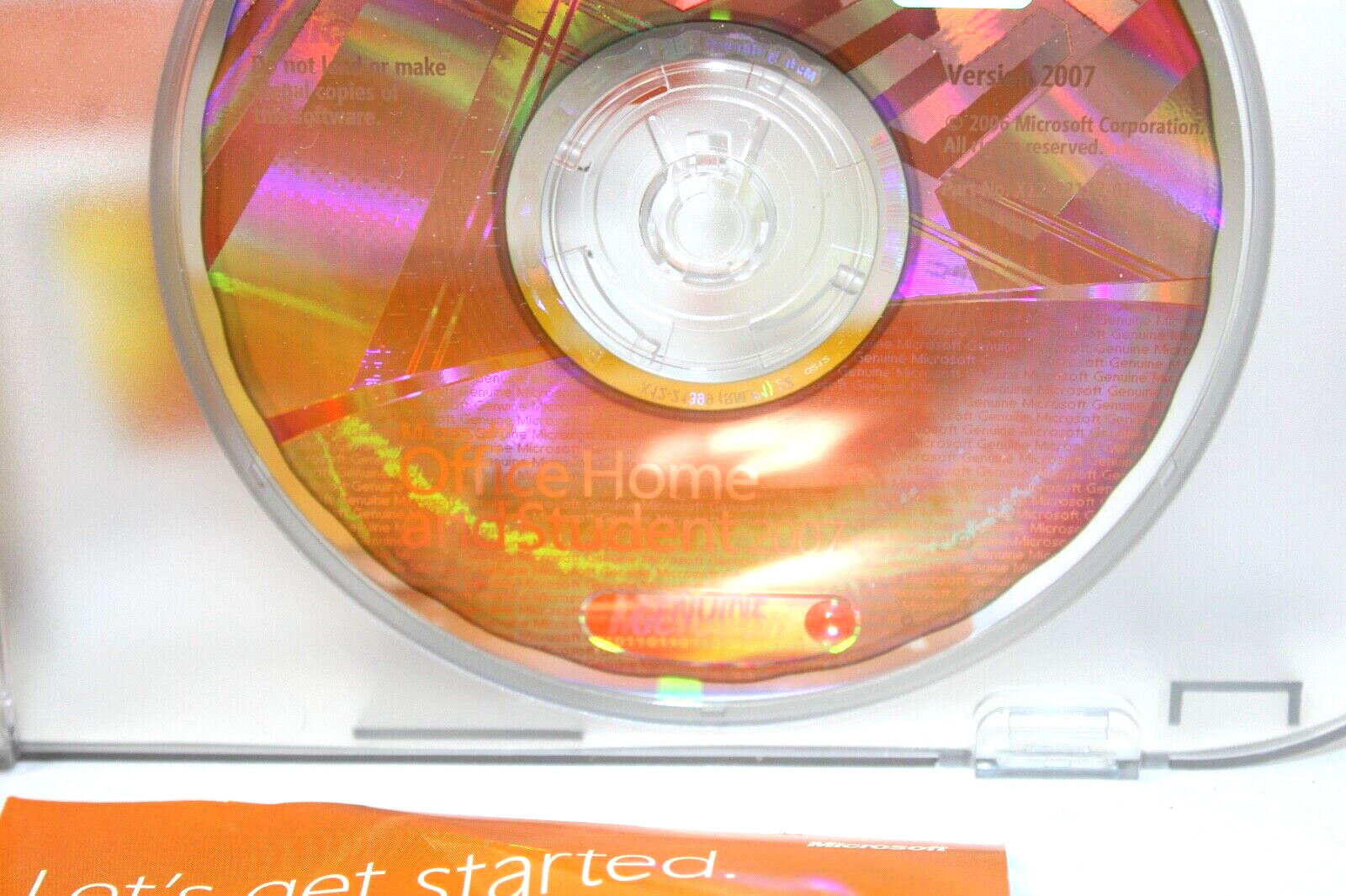 Microsoft Office Home and Student 2007 Genuine Retail Full Version w/ Key EXC
