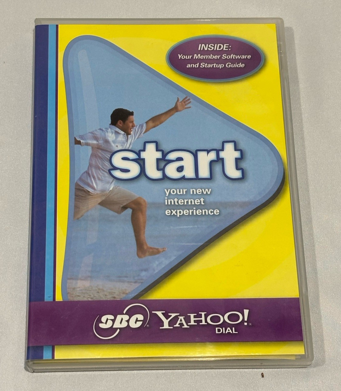 Vintage Yahoo SBC Dial Internet Software Disc 2002 Microsoft Mac Macintosh