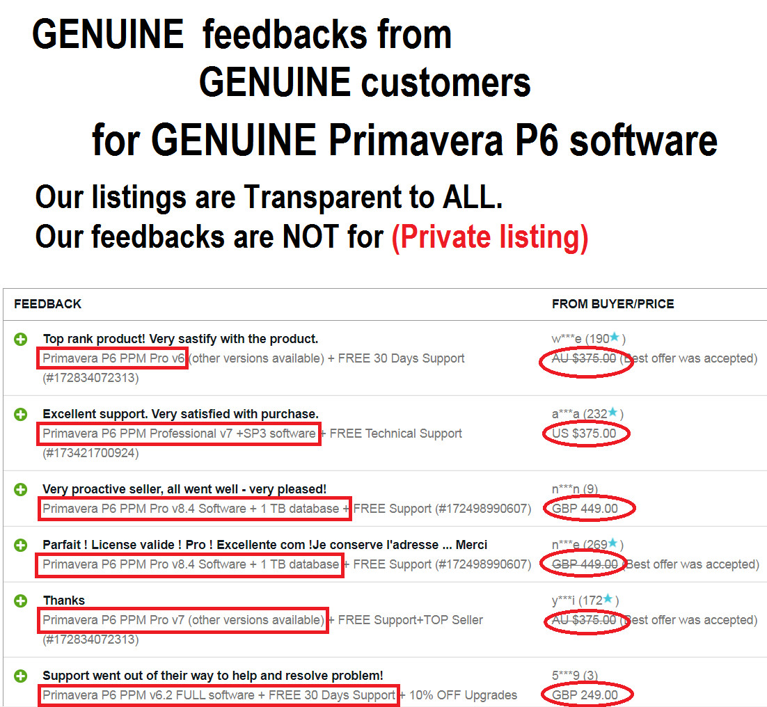 Primavera P6 PPM Professional v7 SP3 software + FREE Technical Support