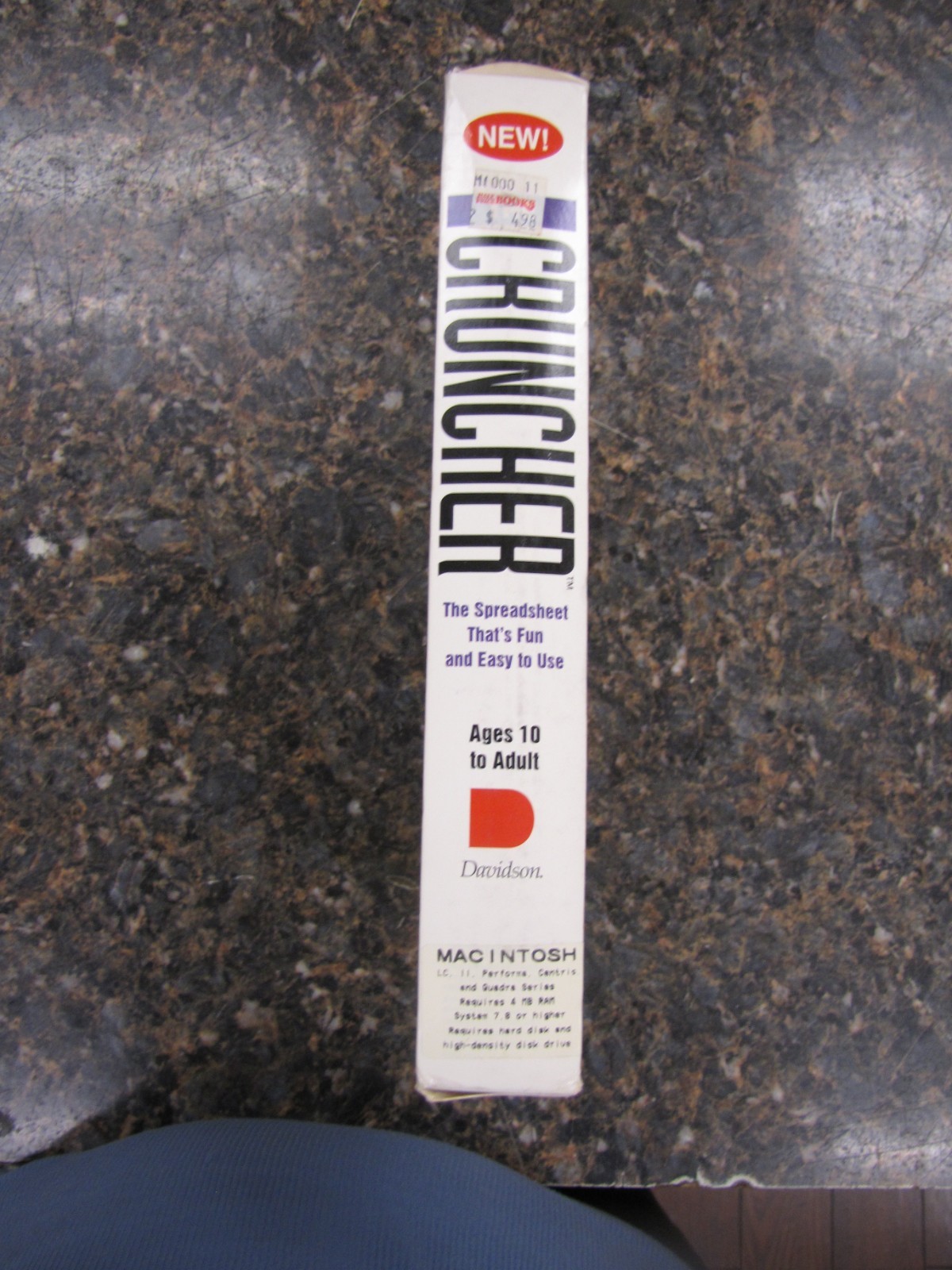 NEW The CRUNCHER Davidson POWER TOOLS Teaching Fun for Macintosh 1993 RARE