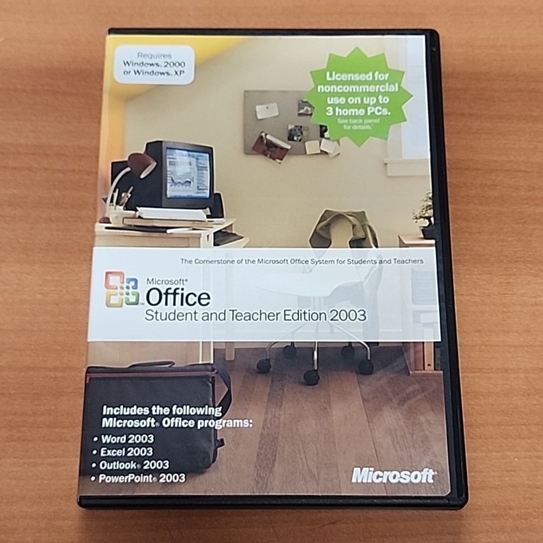 Microsoft Office Student and Teacher Edition 2003 Word Excel with Product Key