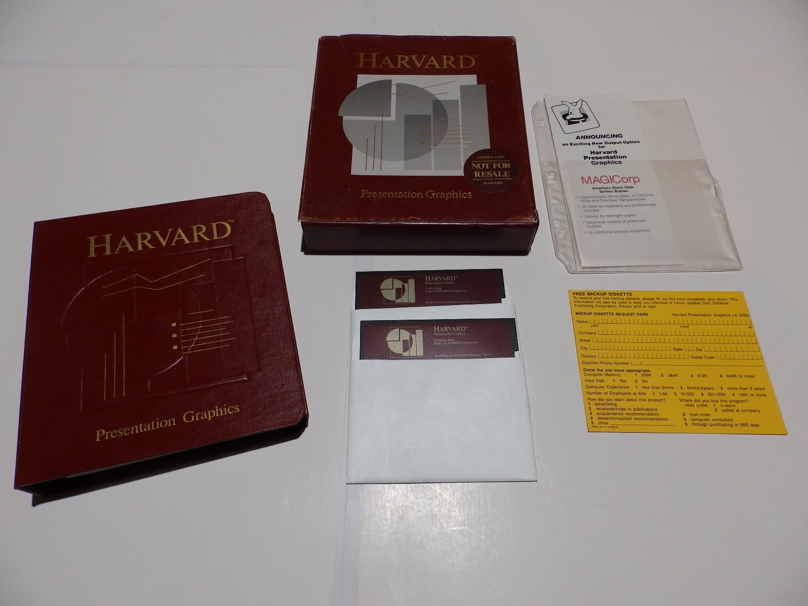 Vintage Software – Harvard Presentation Graphics Version A (March 1986)